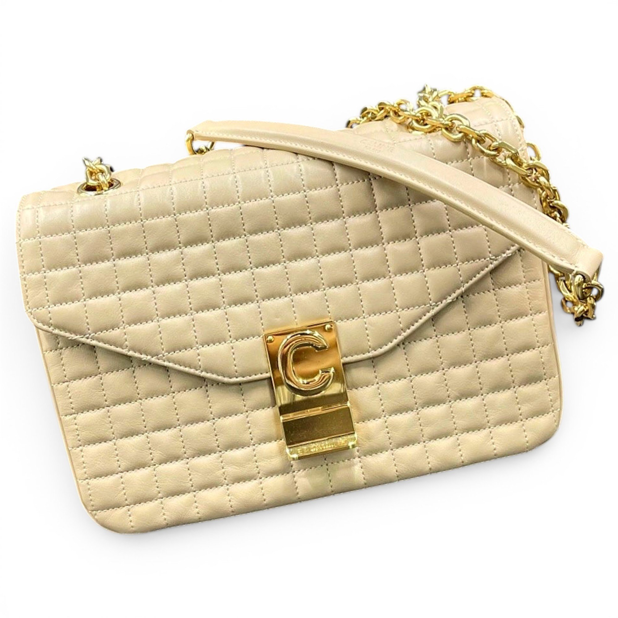 C bag leather handbag