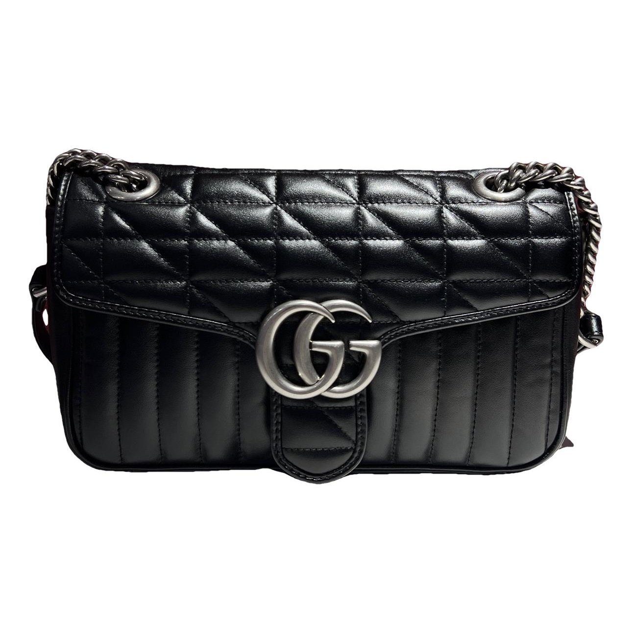 GG Marmont Flap leather handbag