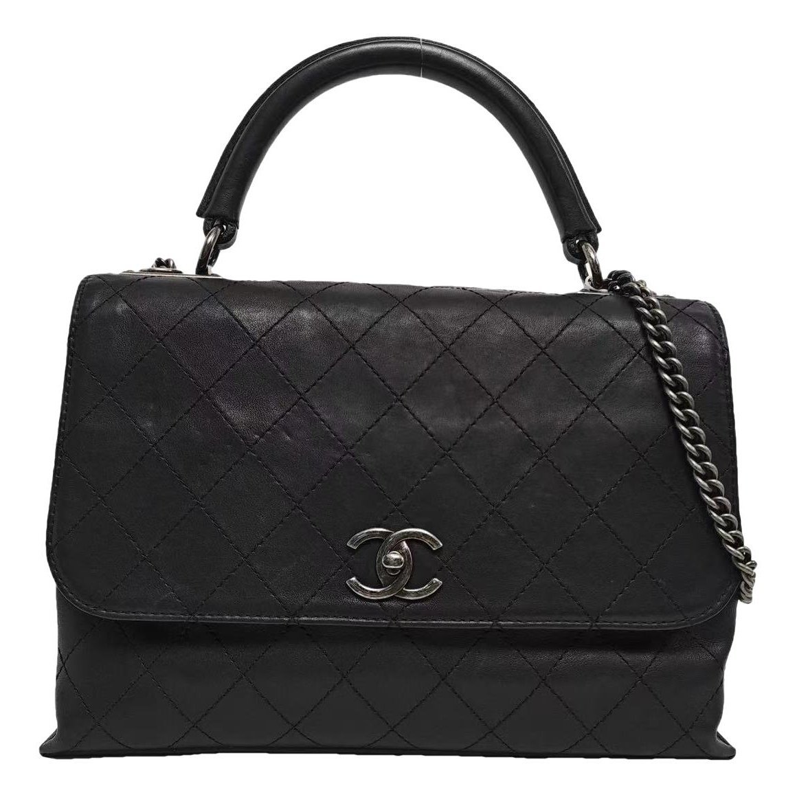 Leather handbag