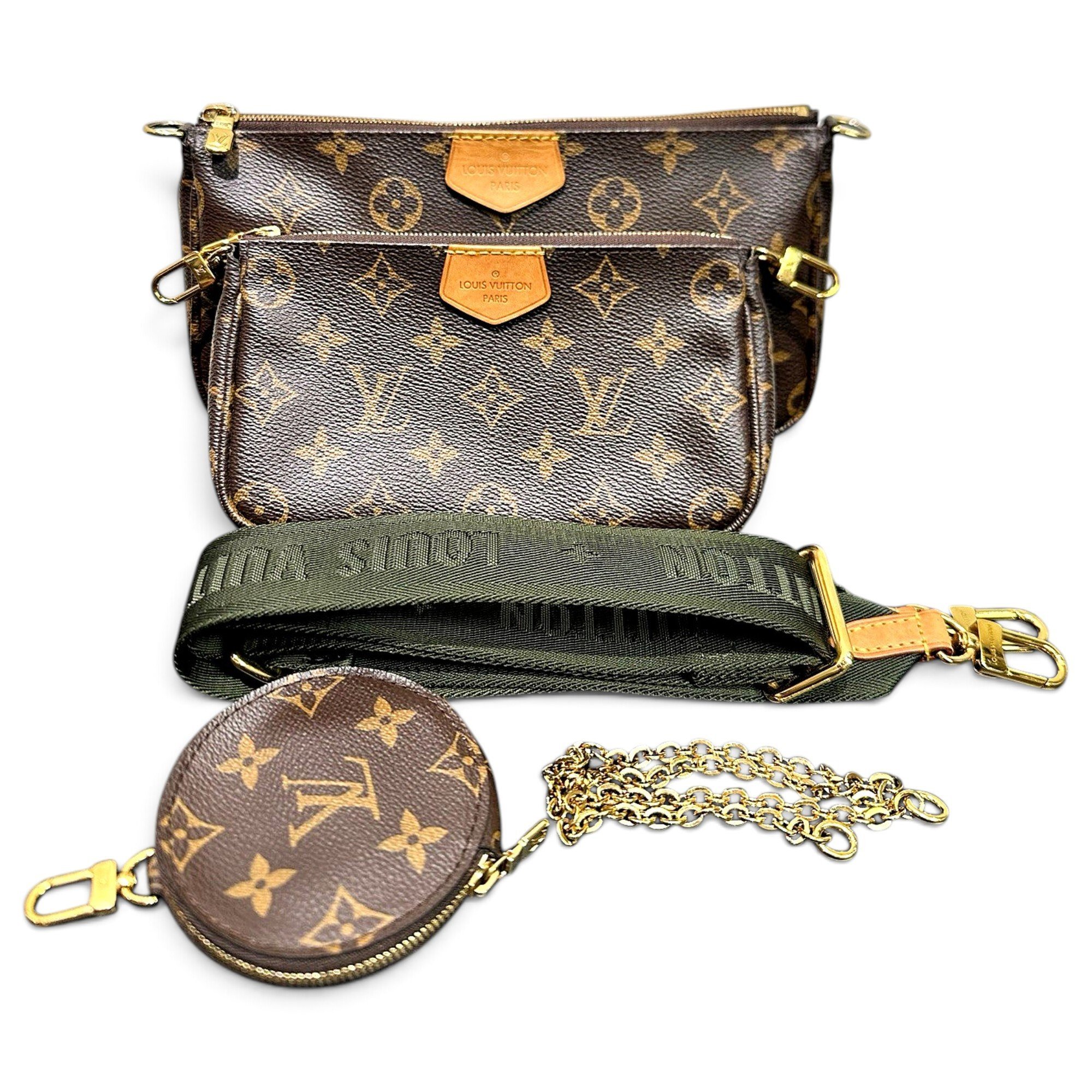 Multi Pochette Accessoires leather crossbody bag
