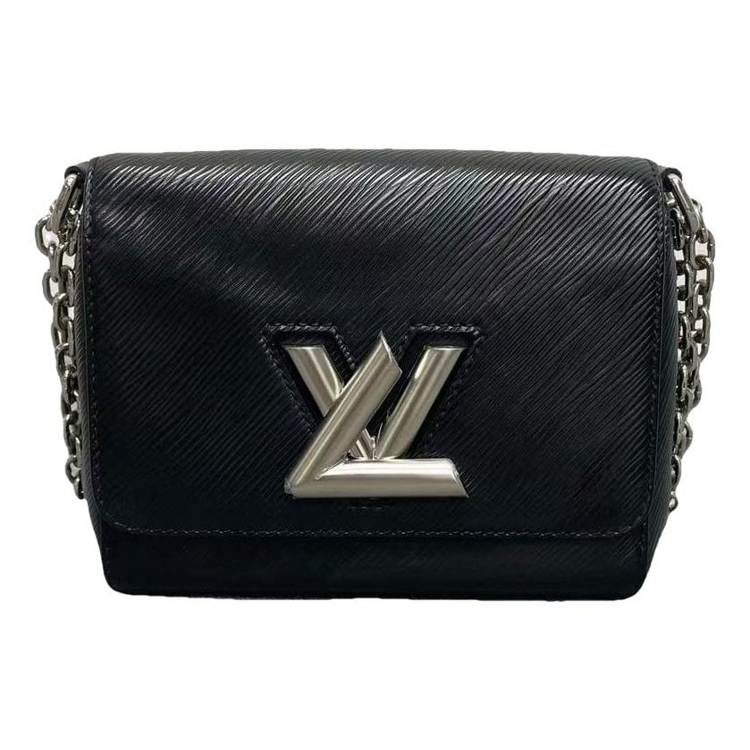 Twist leather handbag