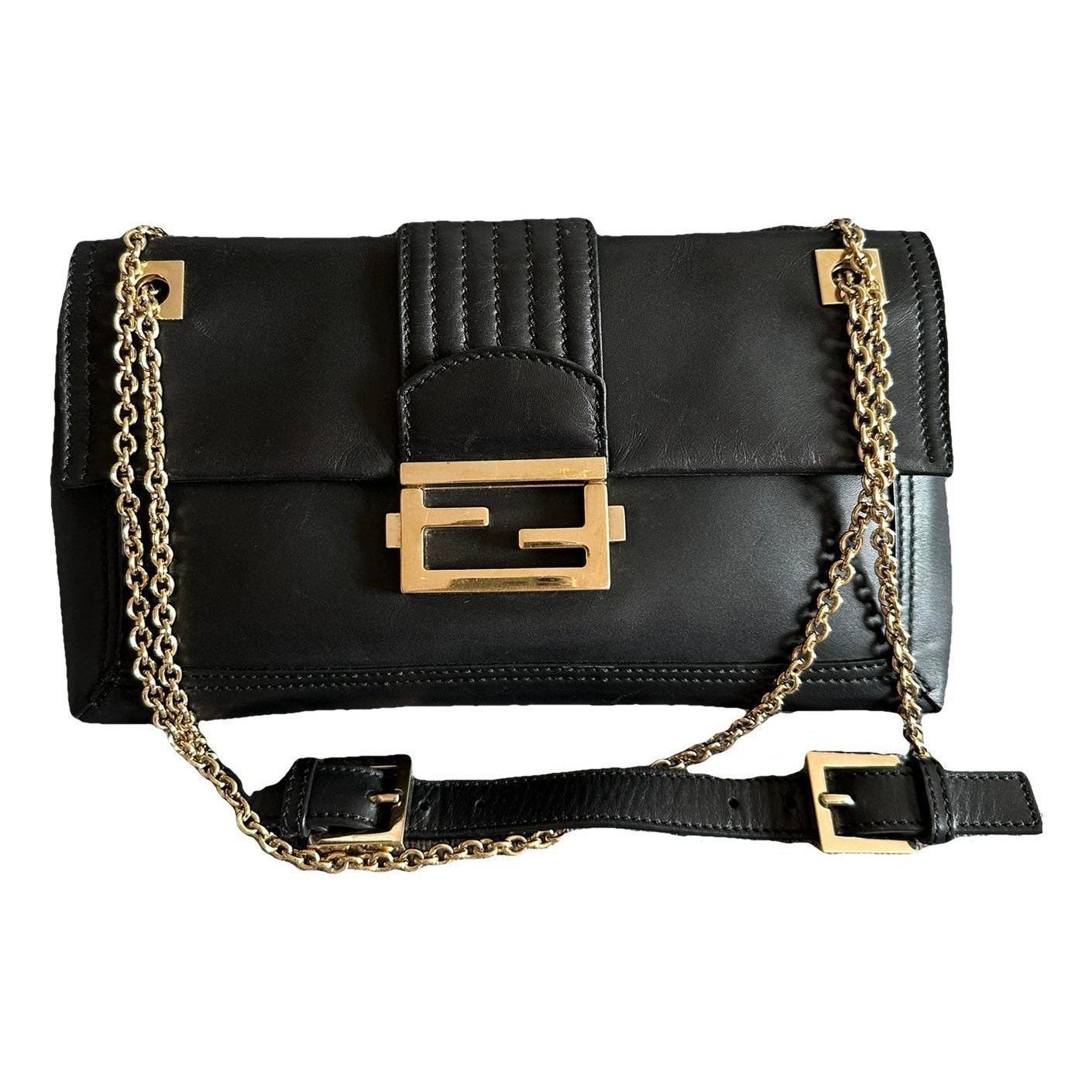 Baguette leather handbag