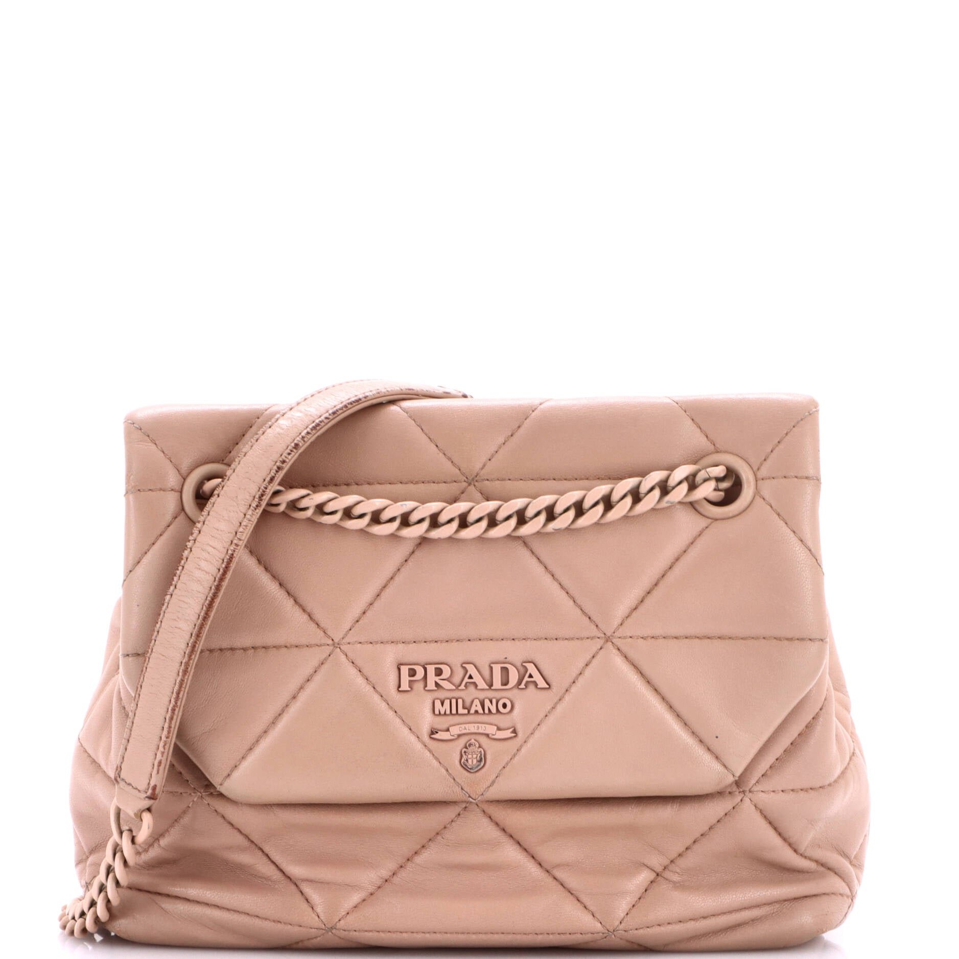 Spectrum Flap Bag Quilted Nappa Leather Small