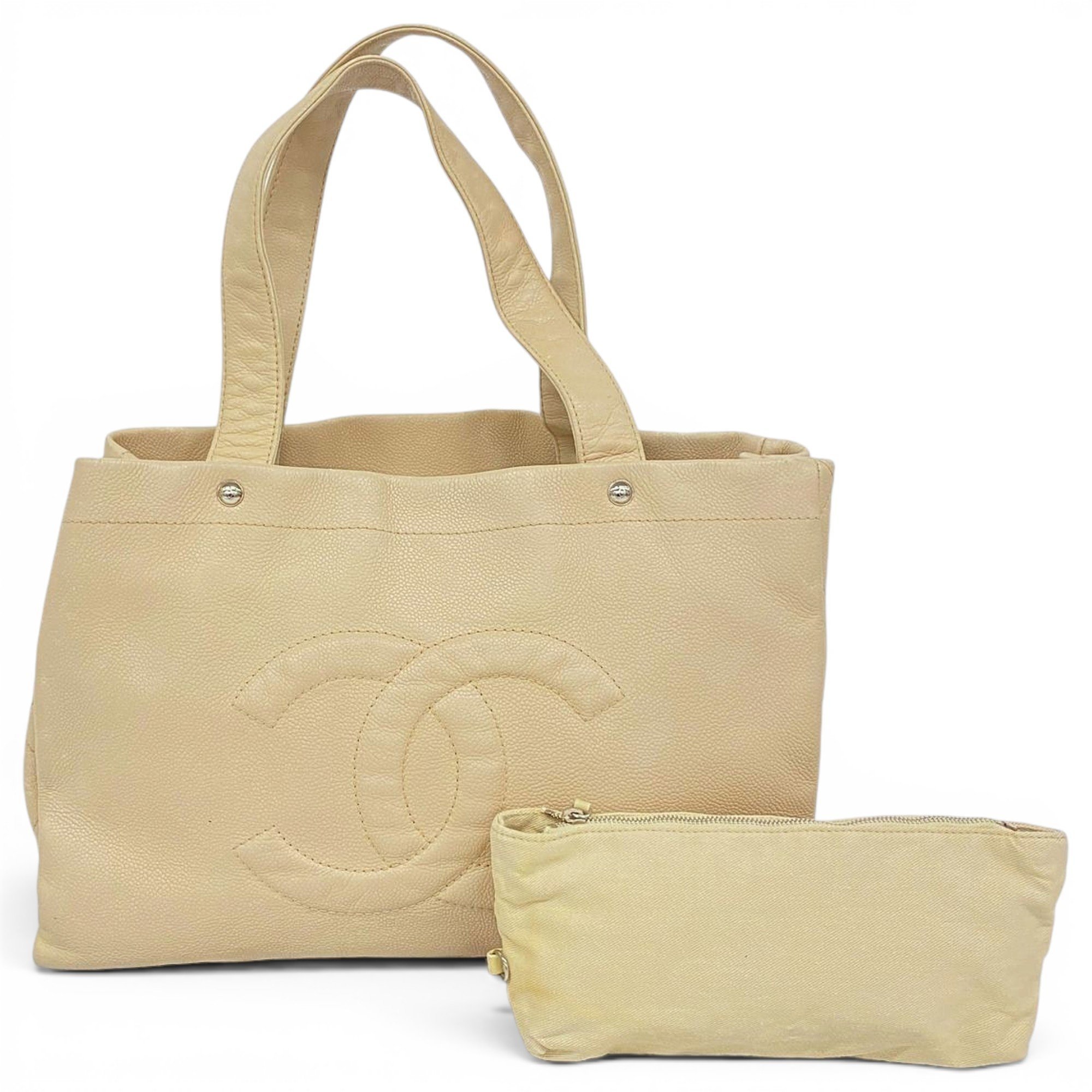 Leather tote