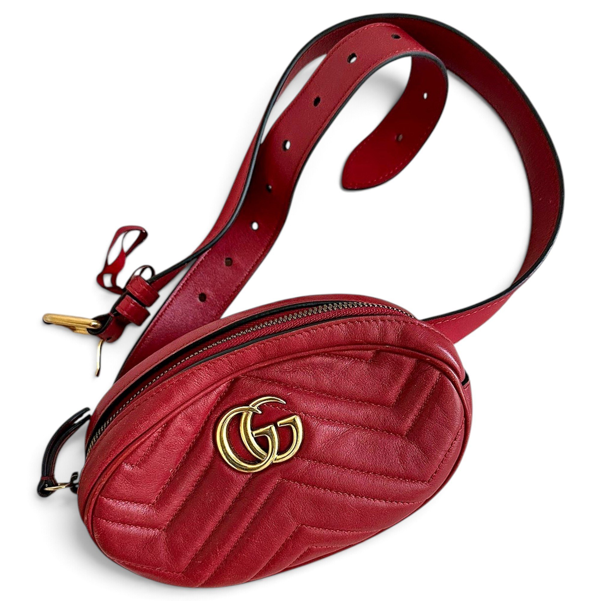 Leather clutch bag