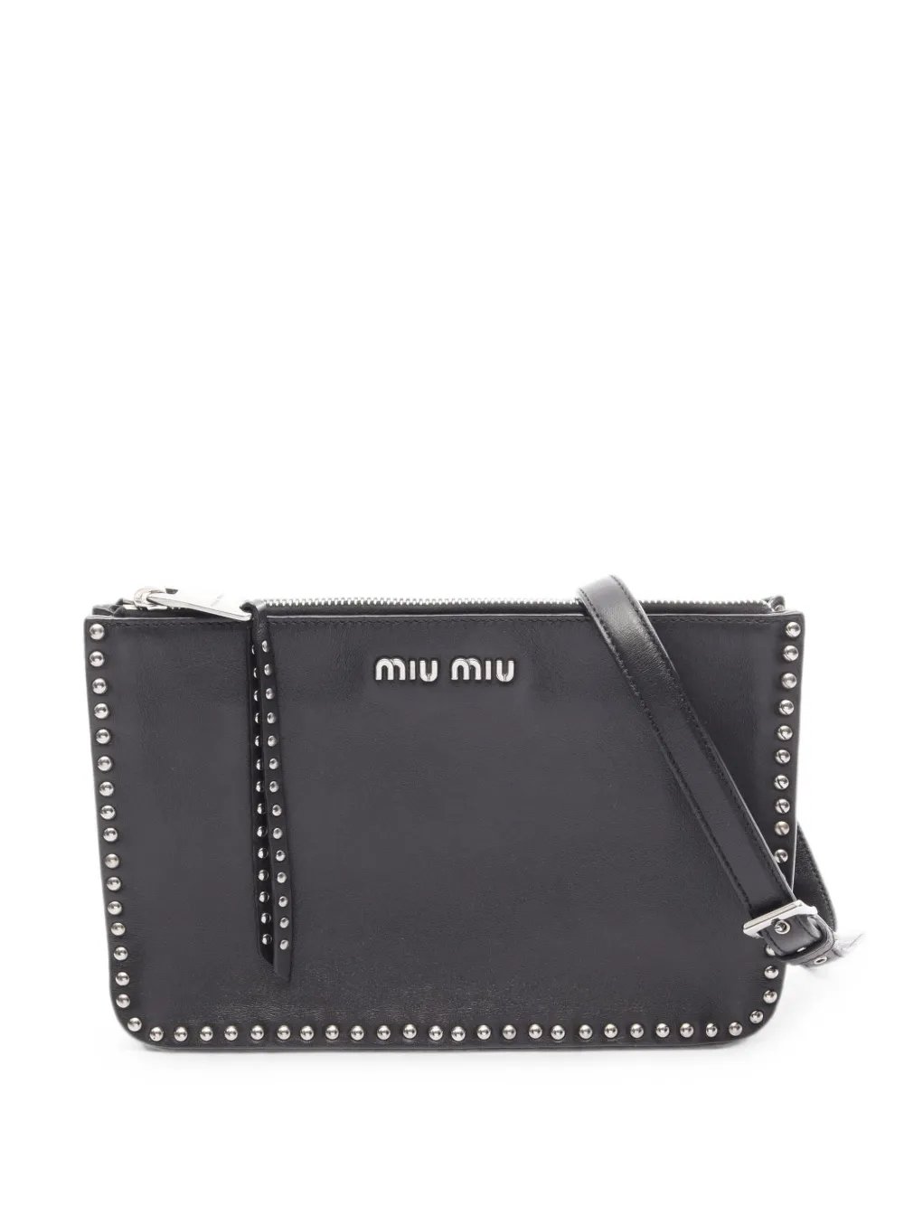 2010s studded shoulder bag