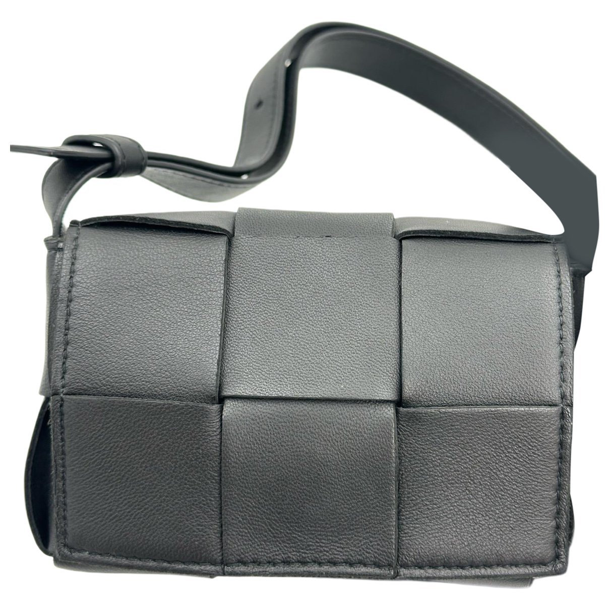 Cassette leather crossbody bag