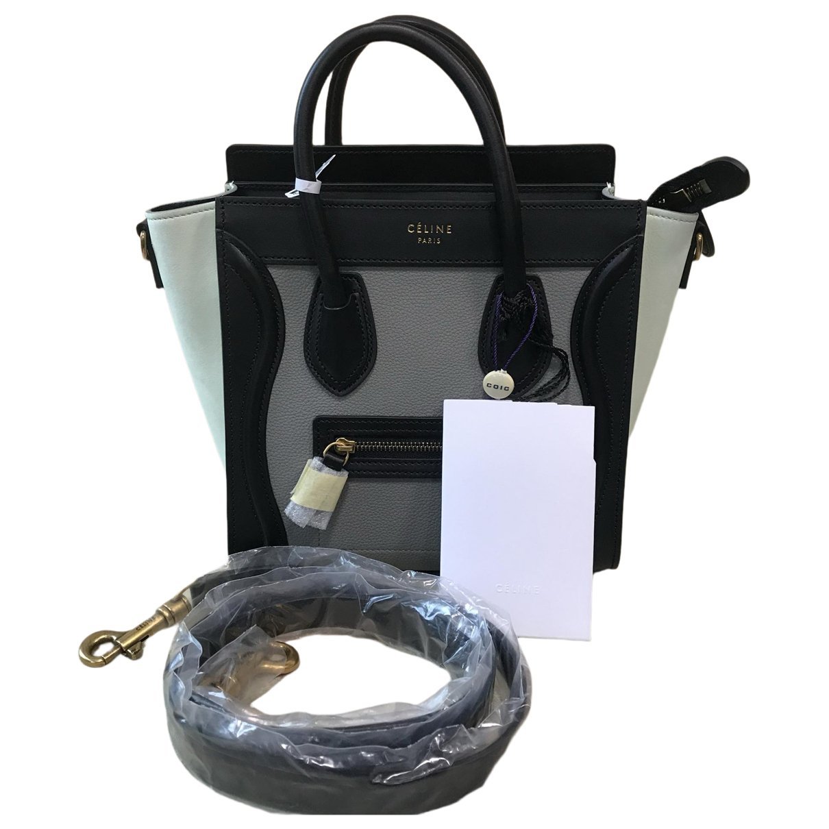 Nano Luggage leather handbag