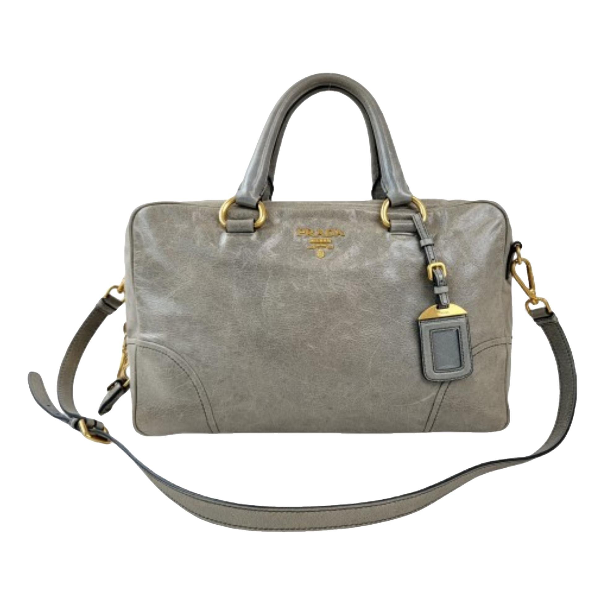 Leather tote