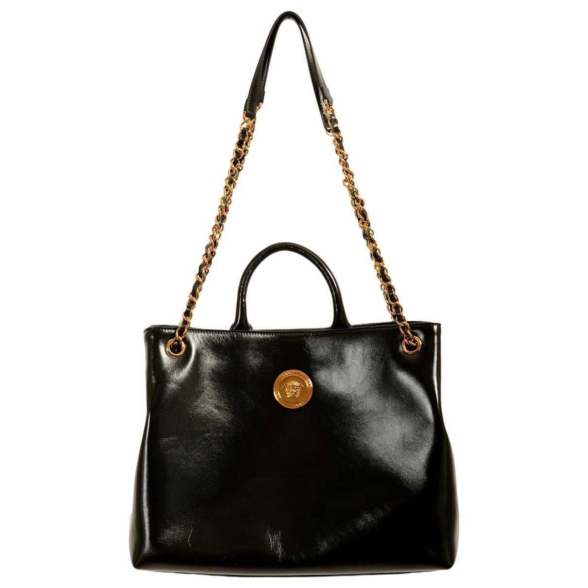 La Medusa leather tote