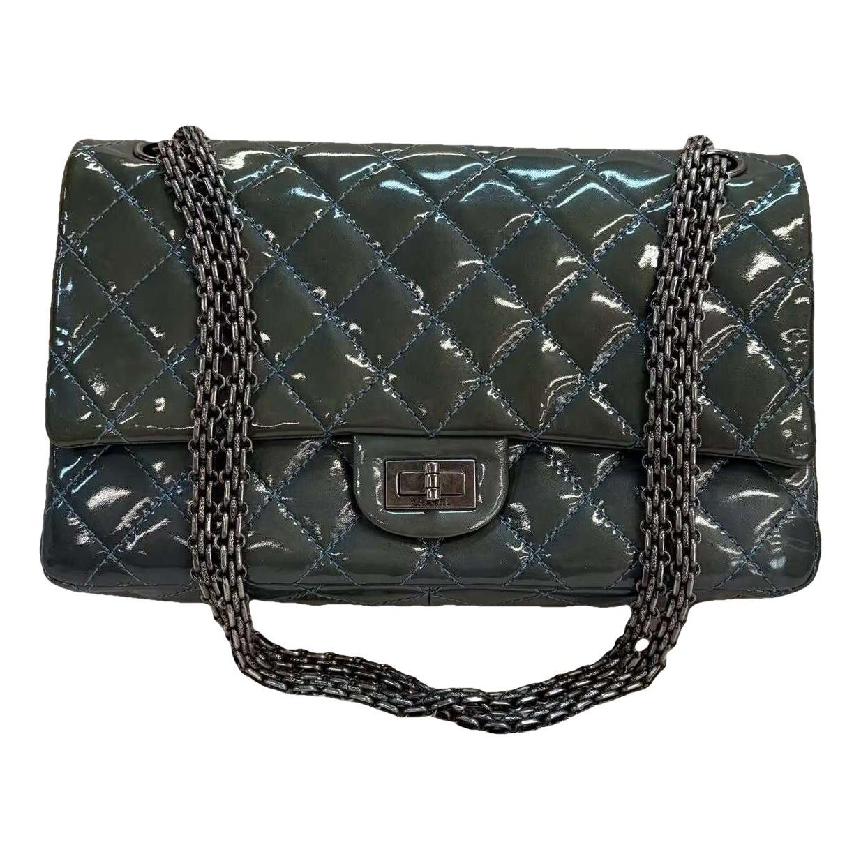 2.55 patent leather handbag