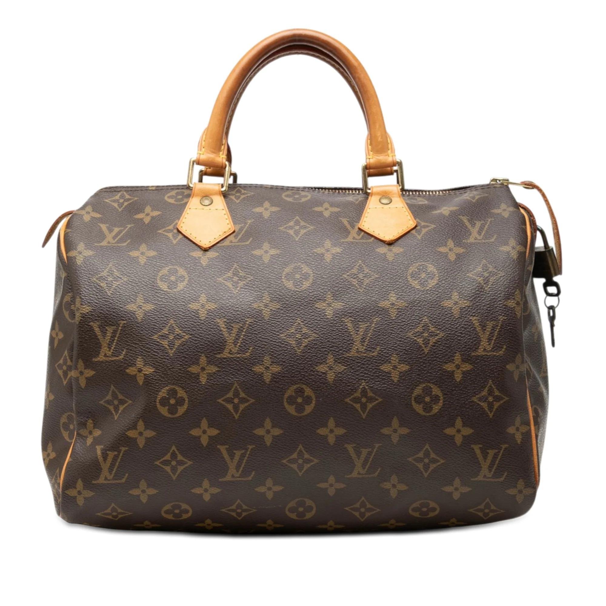 Speedy leather bag