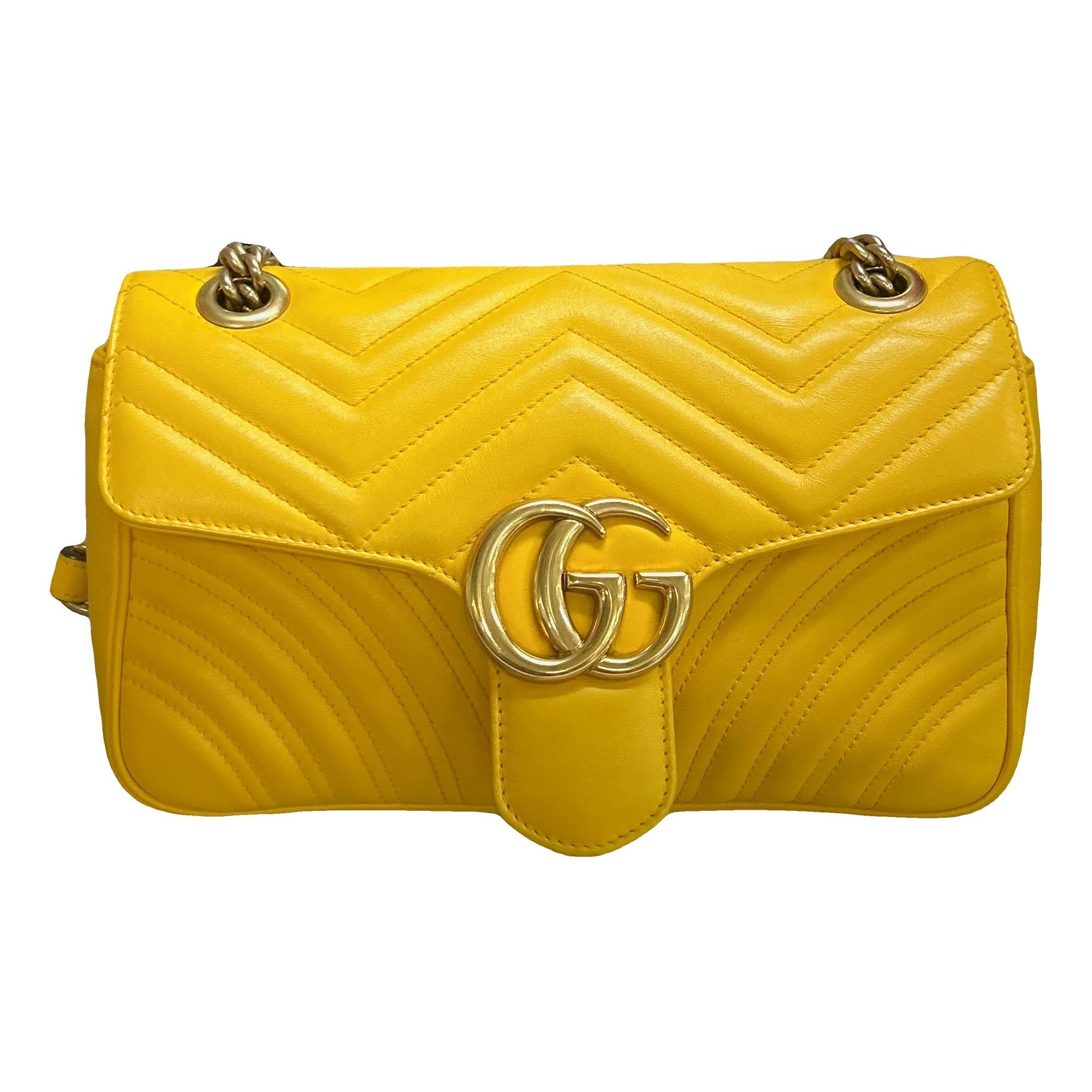 GG Marmont Flap leather handbag