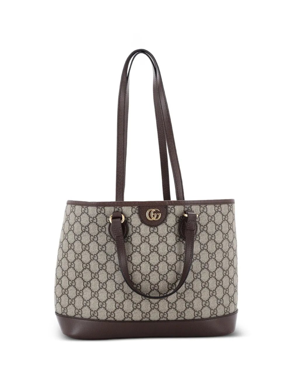 Ophidia Top Handle Shopping GG Coated Canvas and Leather Small tote bag
