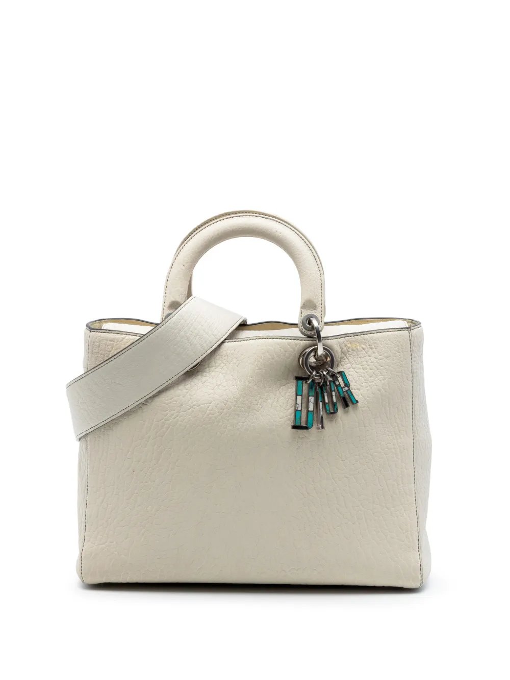 2017 Large Canyon Grained Lambskin Lady Dior satchel