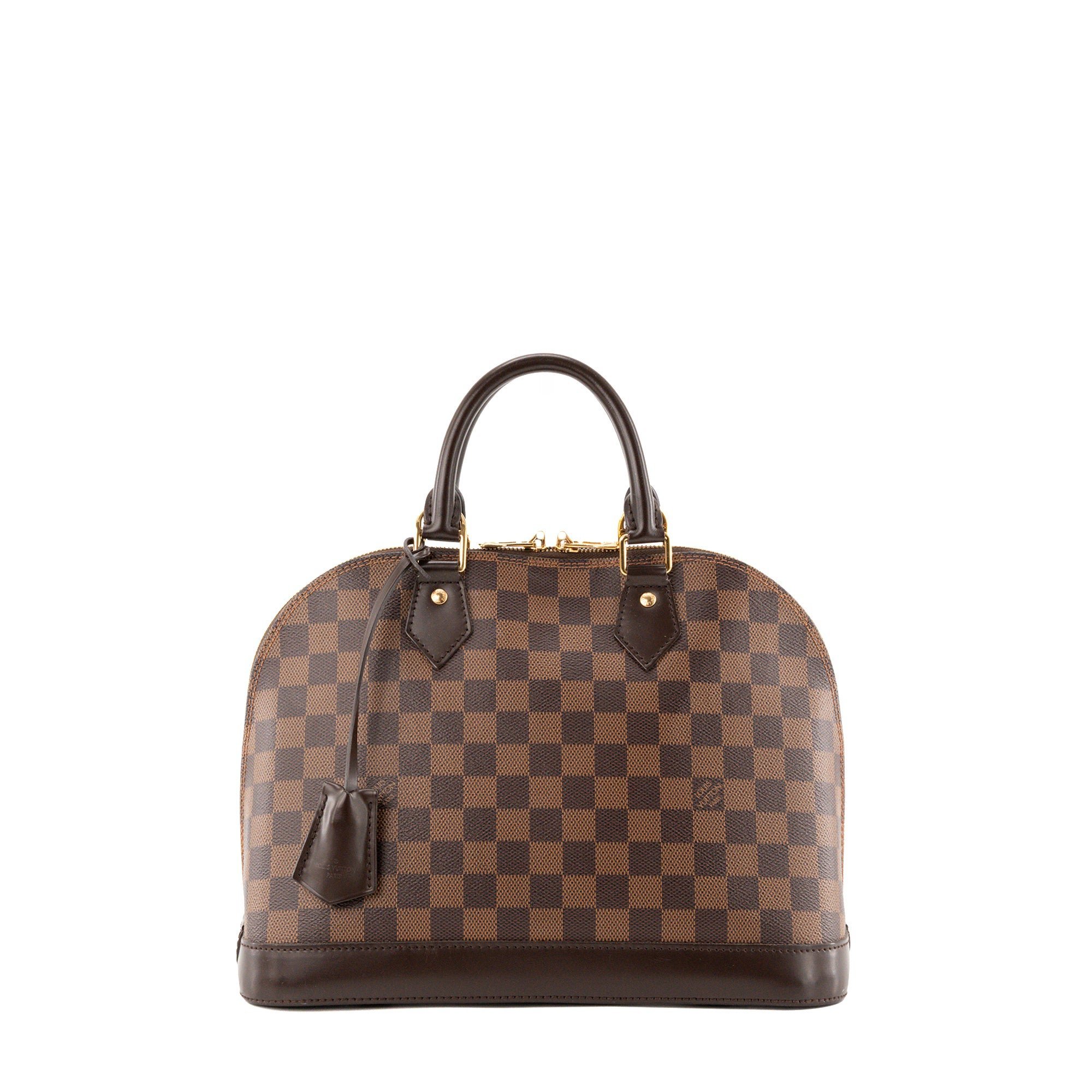Louis Vuitton Alma leather handbag