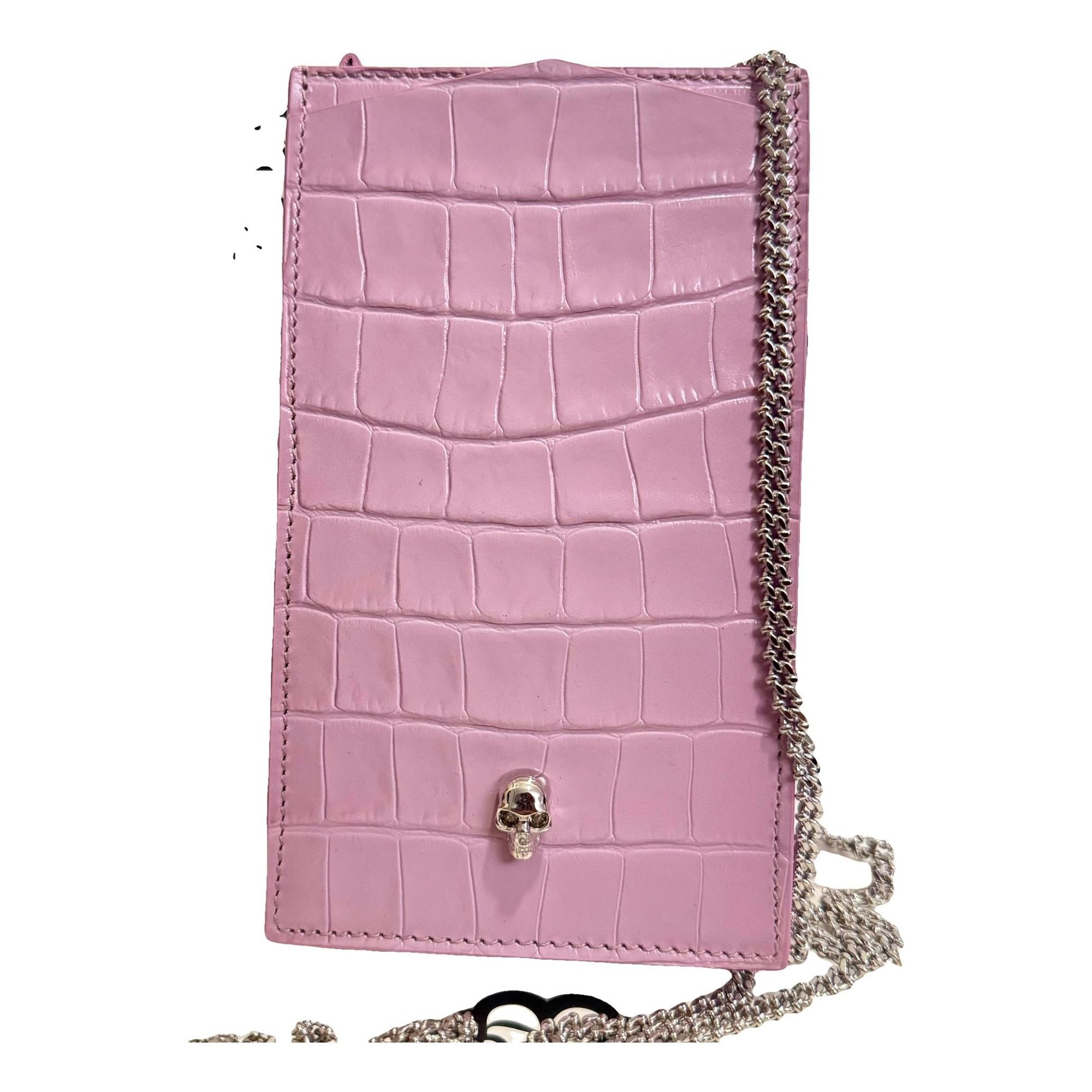Alexander McQueen Skull leather crossbody bag