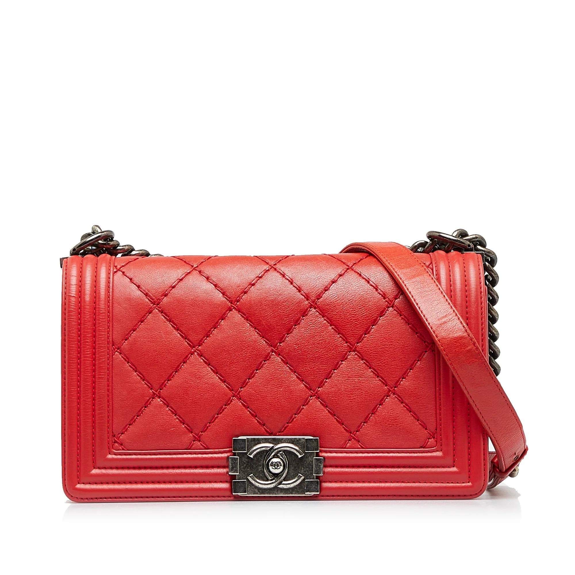 Boy pony-style calfskin handbag