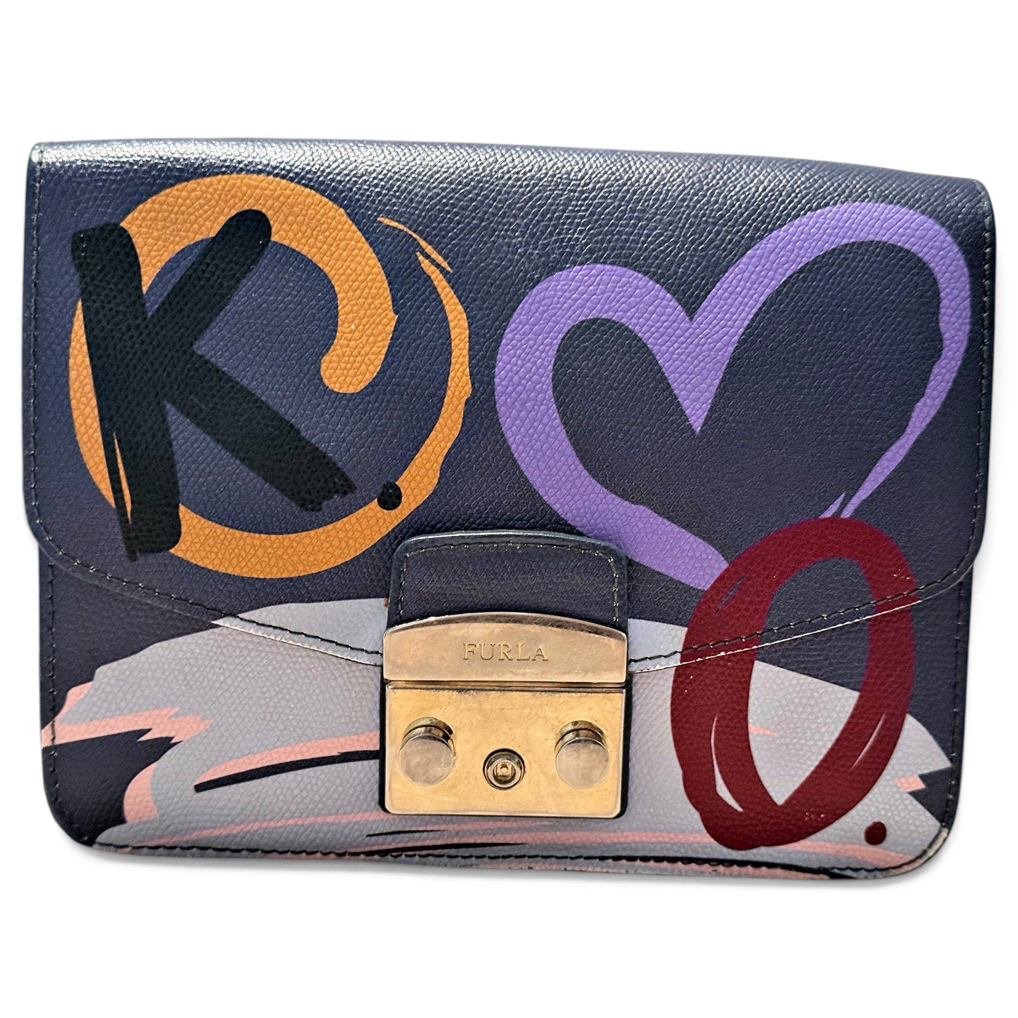 Metropolis leather crossbody bag