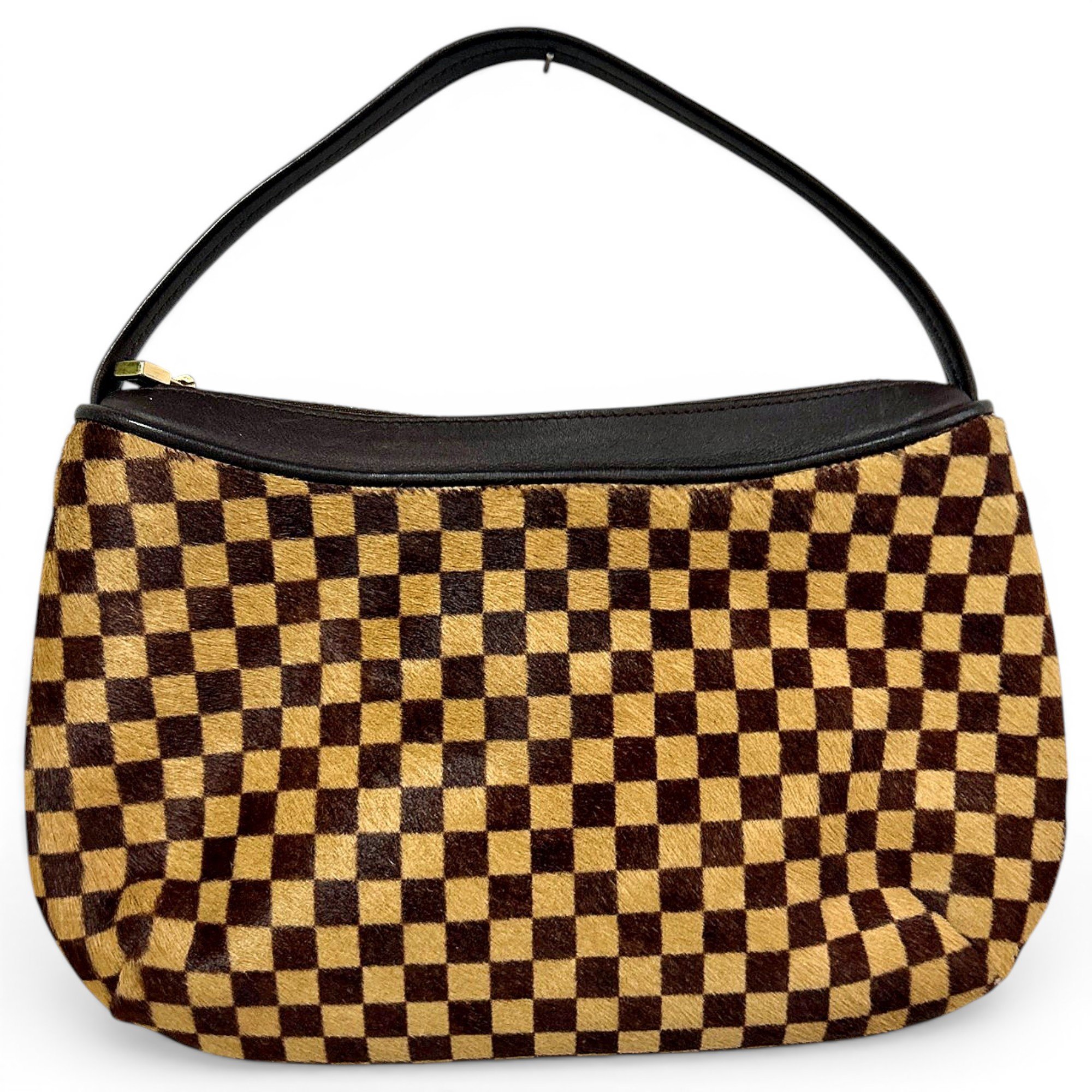 Pony-style calfskin clutch bag