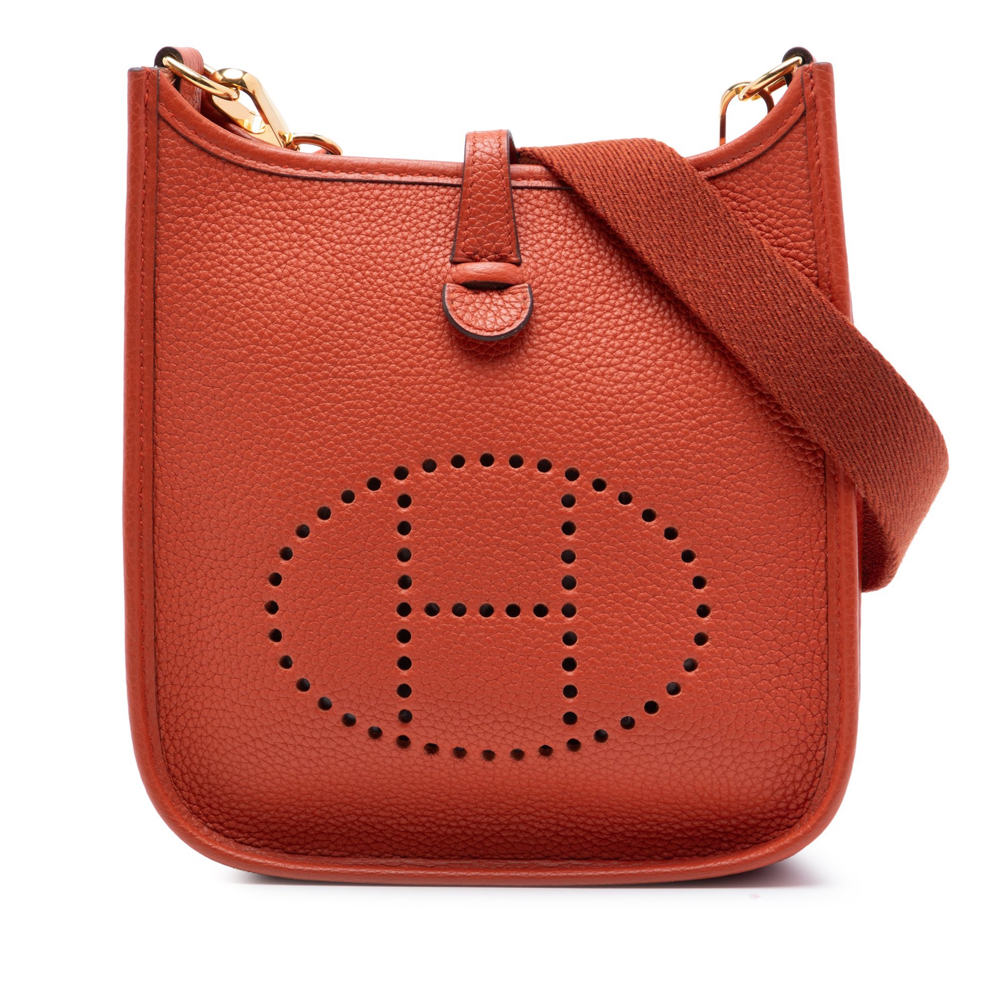 Evelyne leather handbag