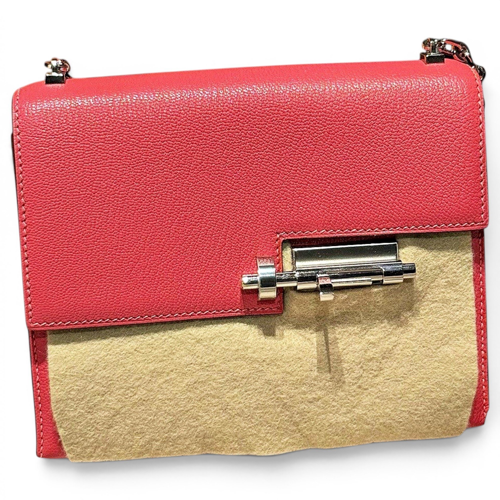 Verrou Mini leather handbag