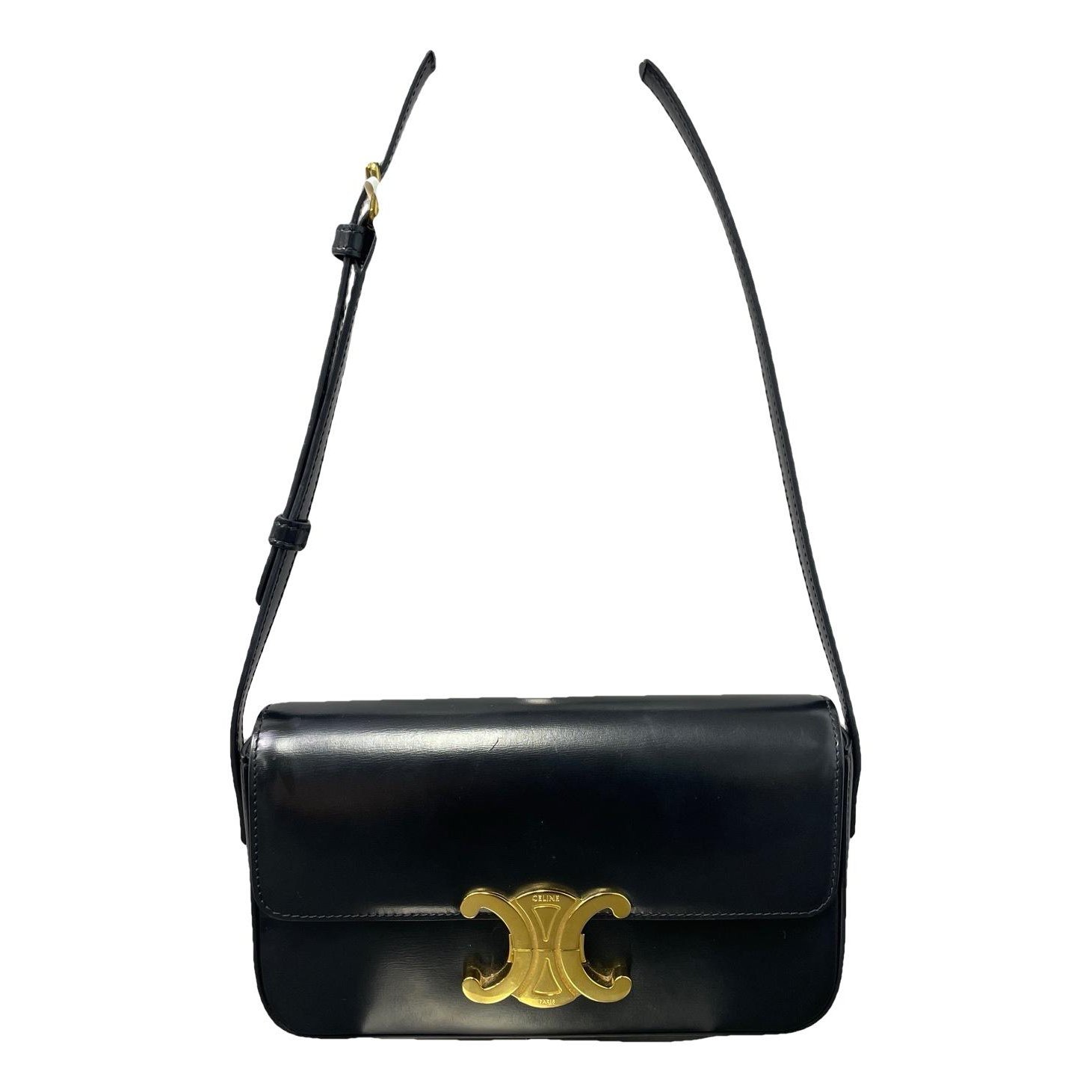 Triomphe leather handbag