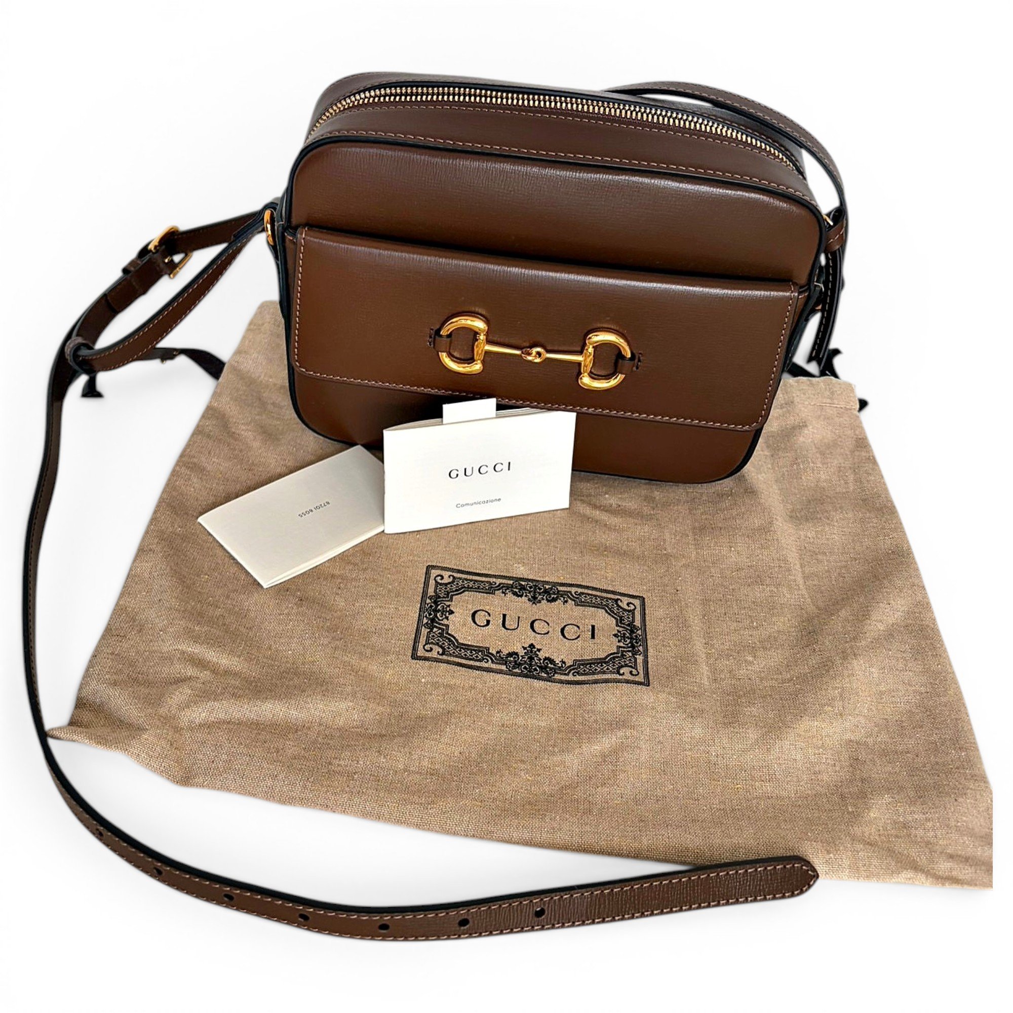 Horsebit 1955 leather handbag