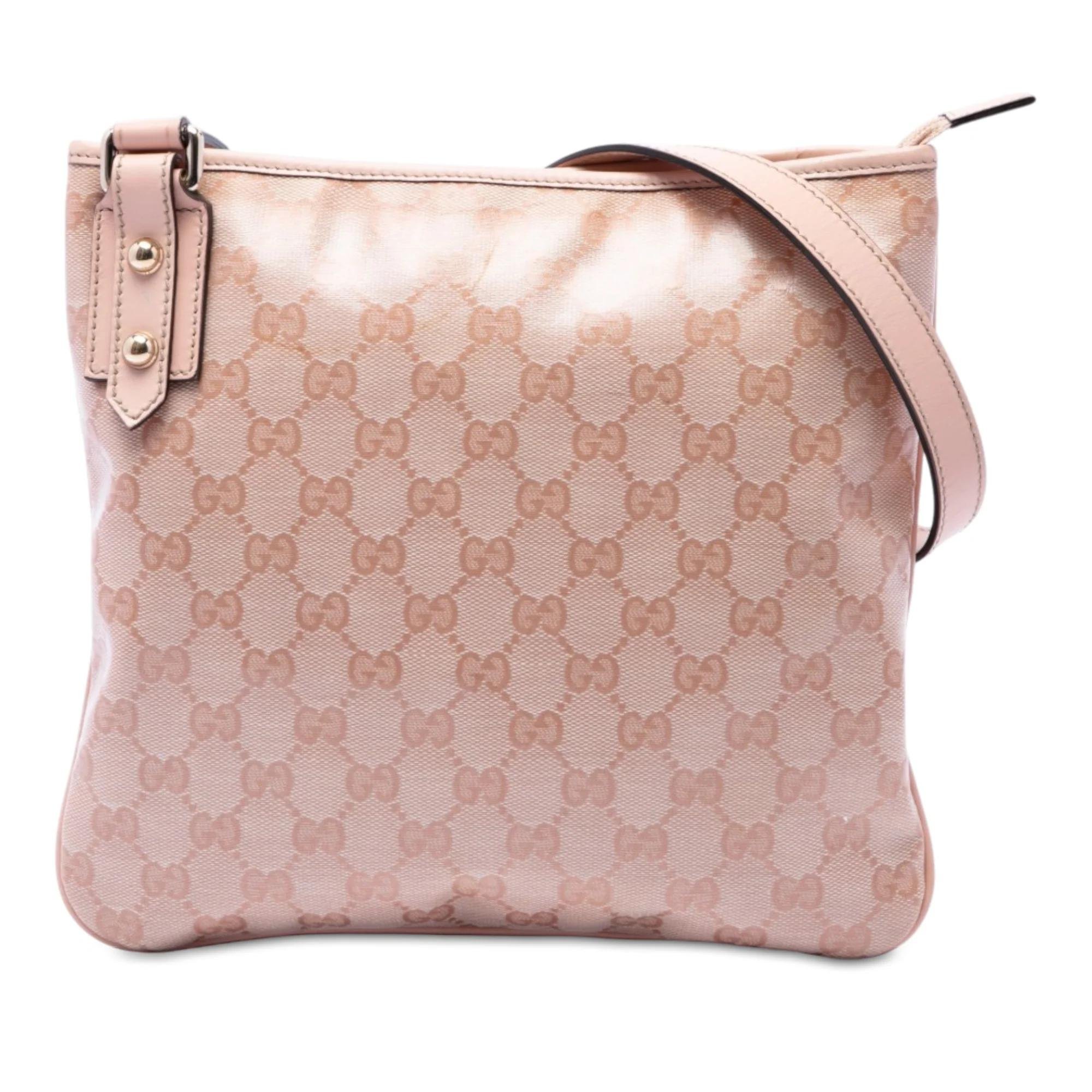 Gucci B leather crossbody bag