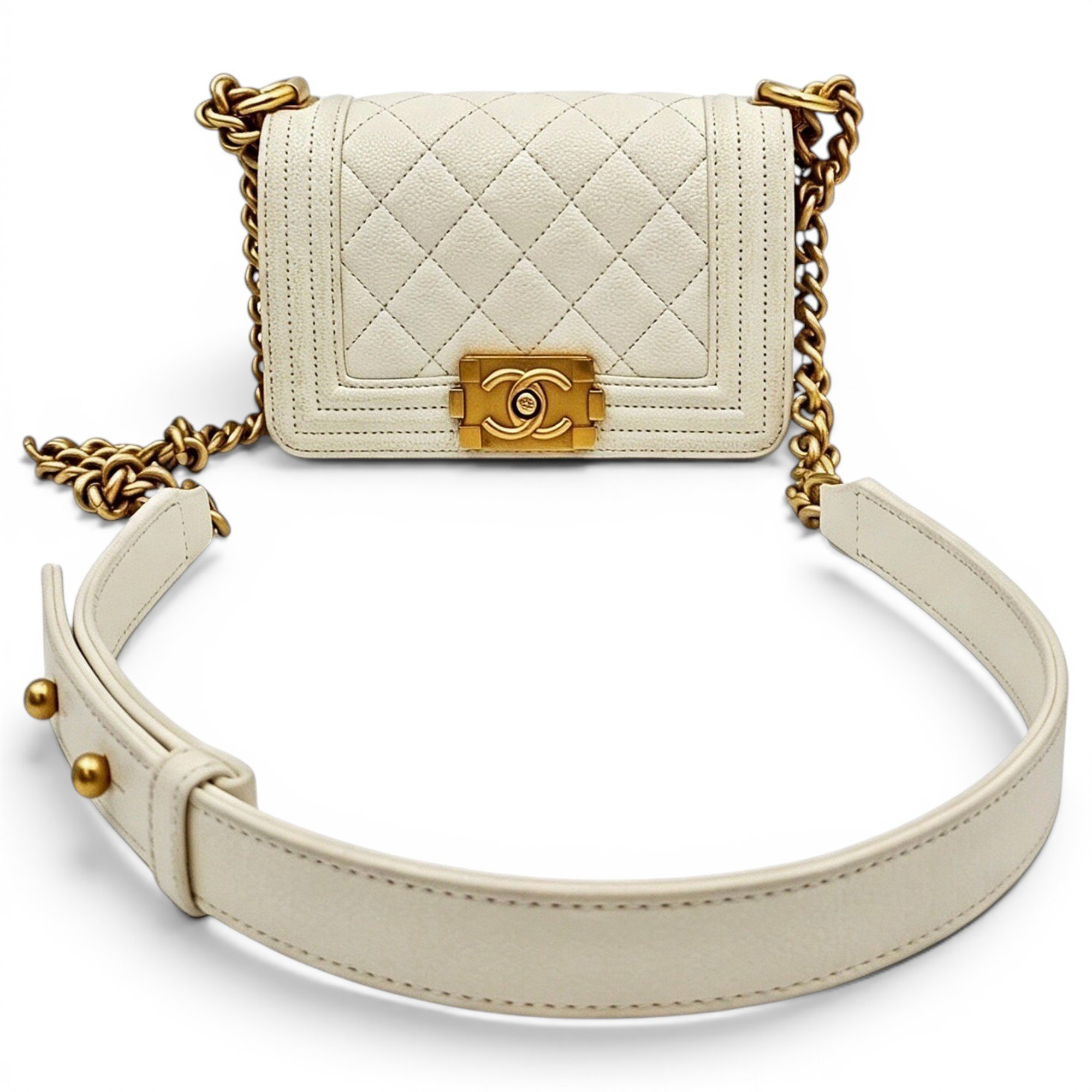 Leather handbag