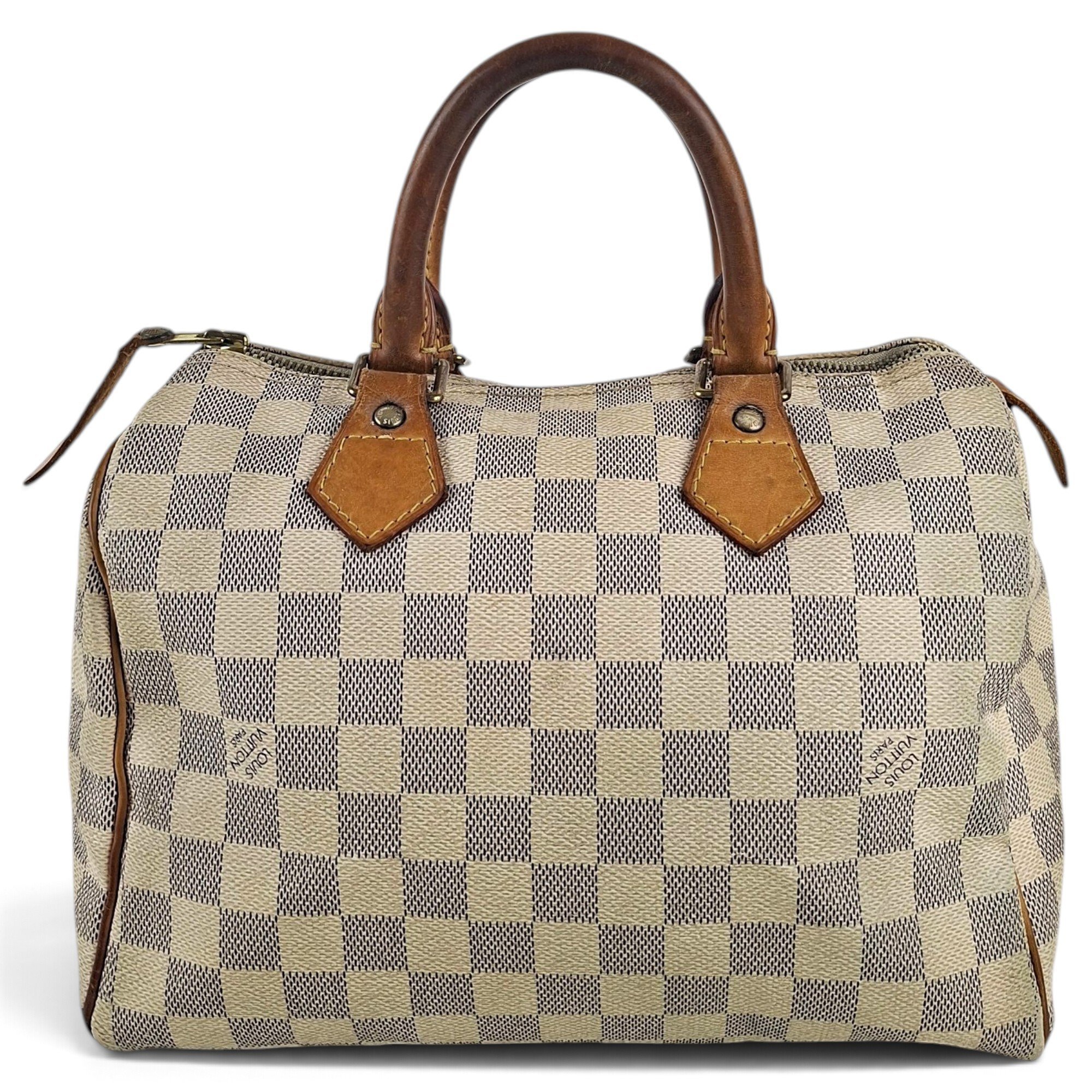 Speedy leather handbag