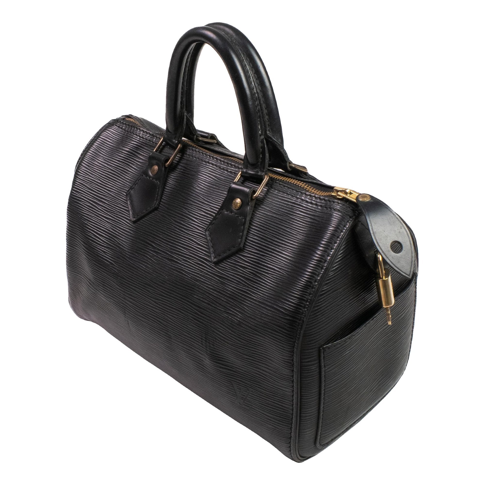 Speedy leather handbag