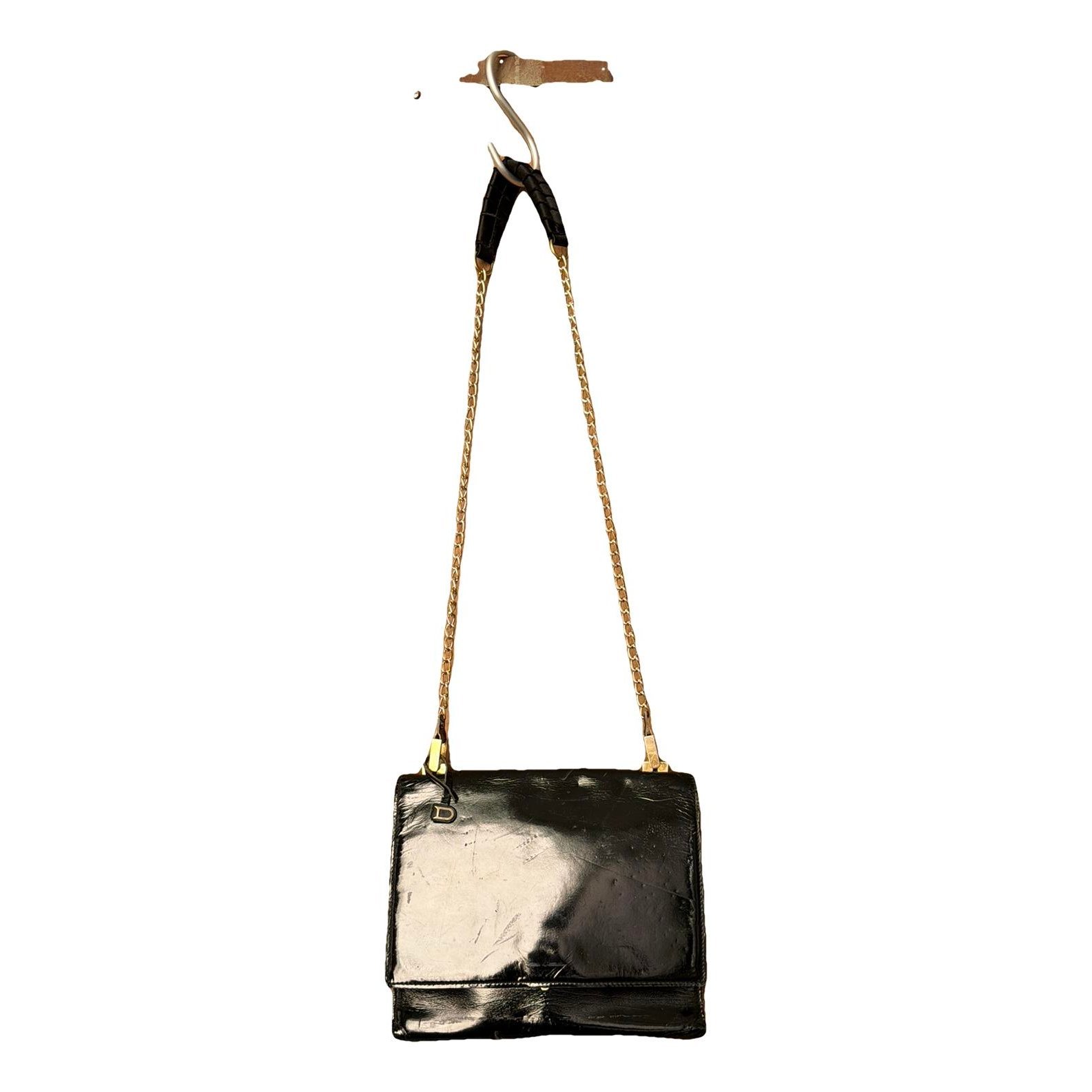 Patent leather handbag