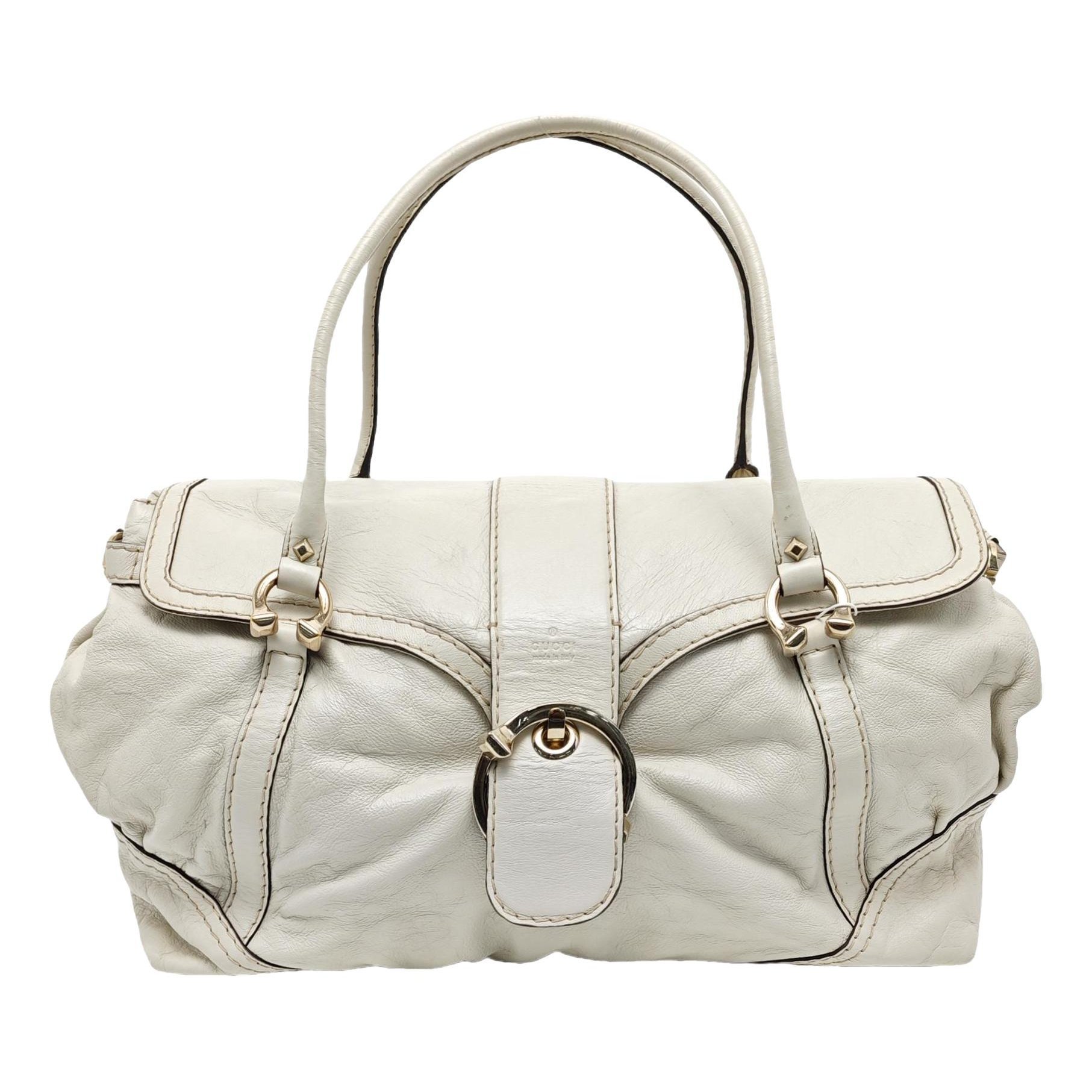 Leather tote