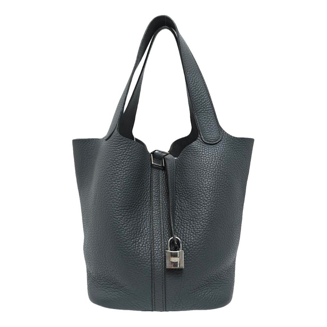 Picotin leather tote