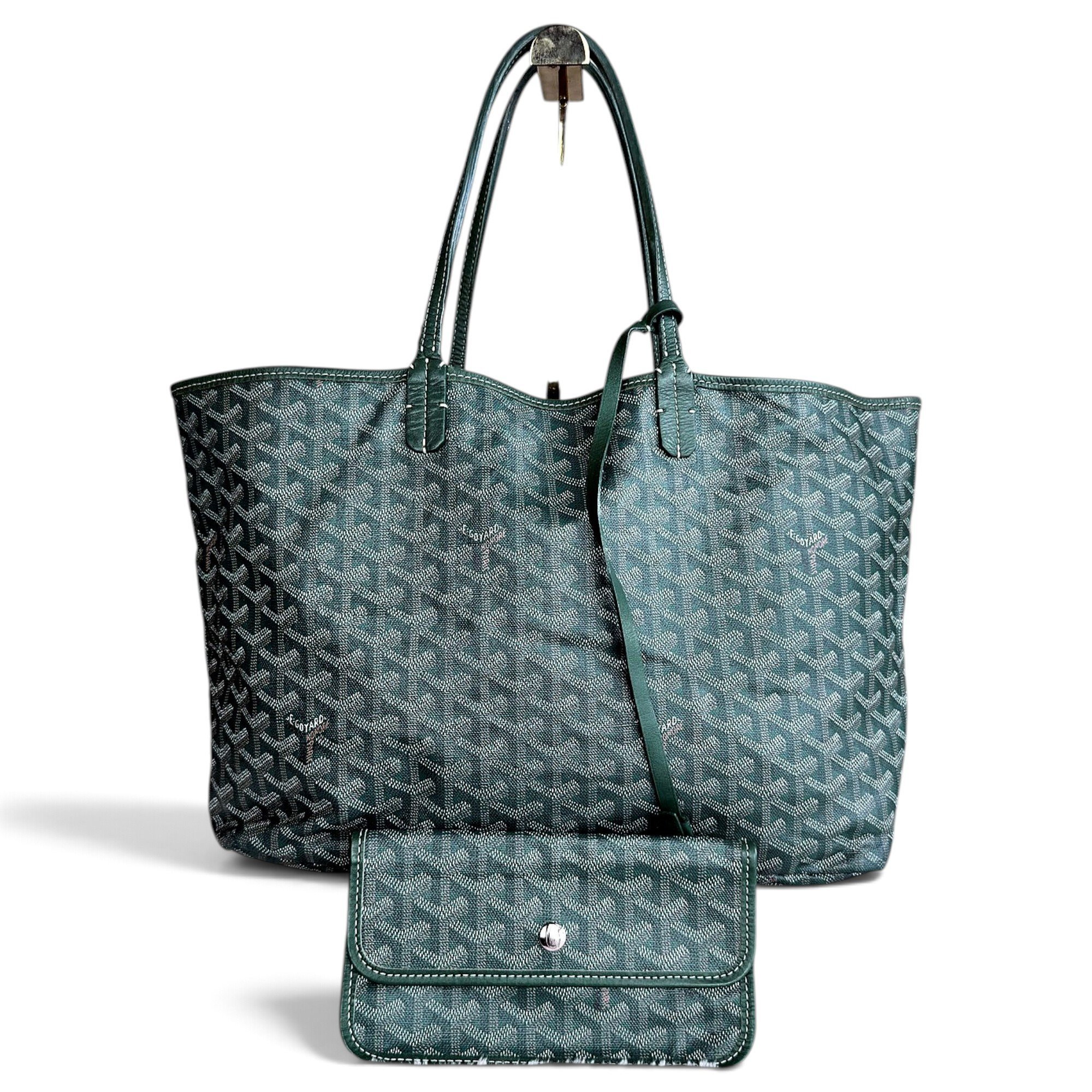 Goyard Saint-Louis leather tote