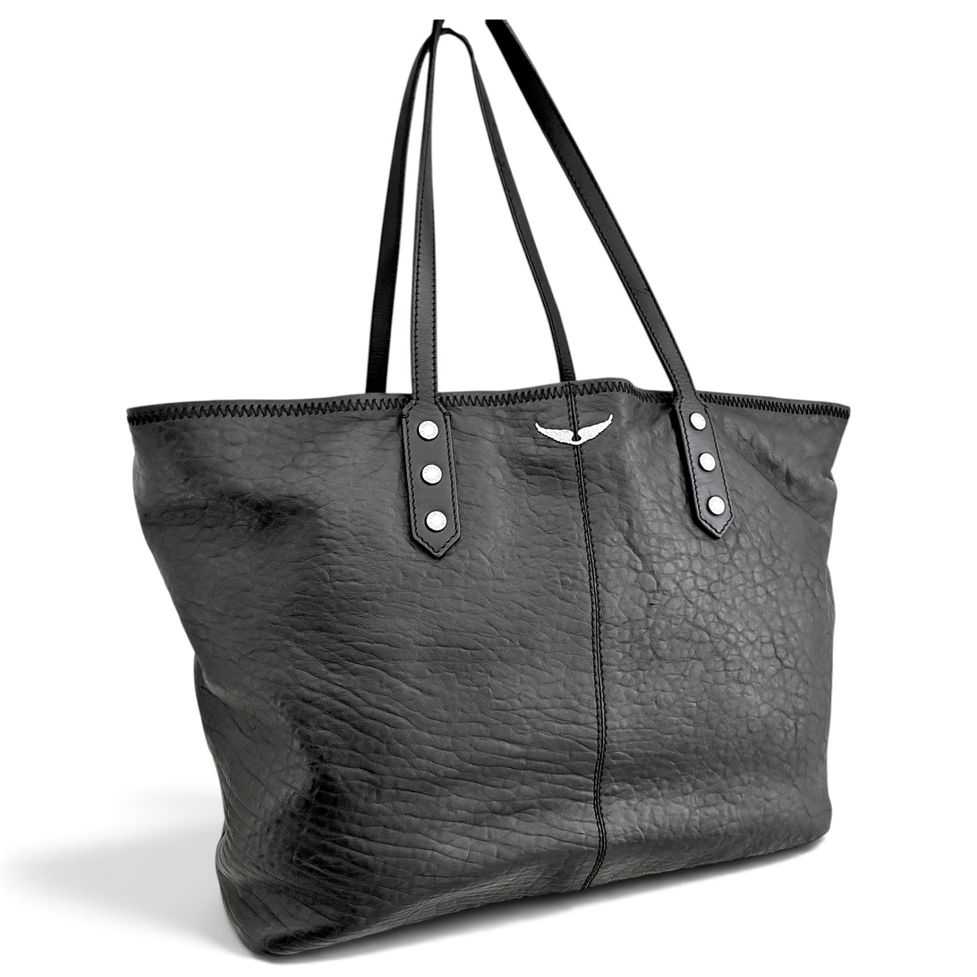 Rock leather crossbody bag