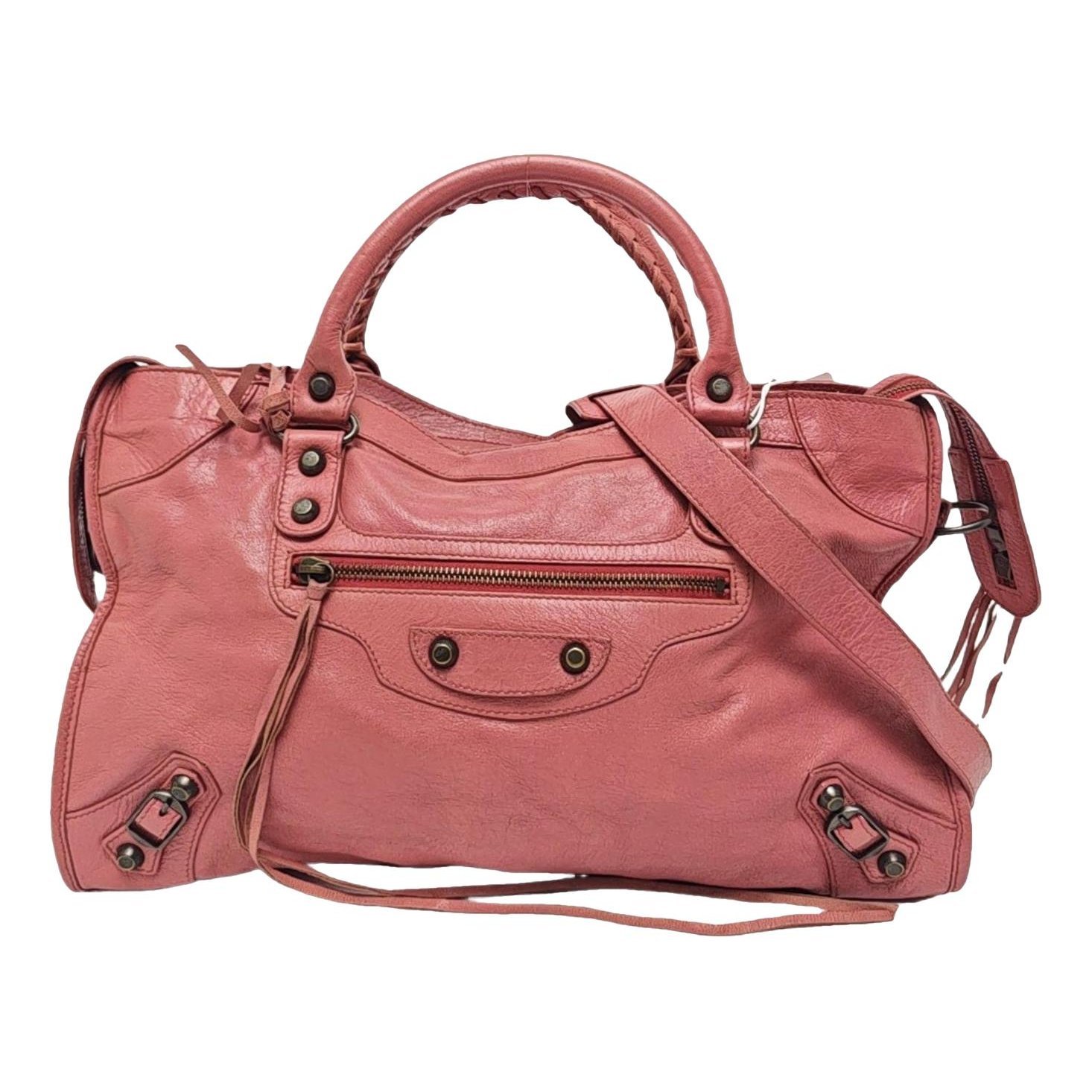 Leather handbag