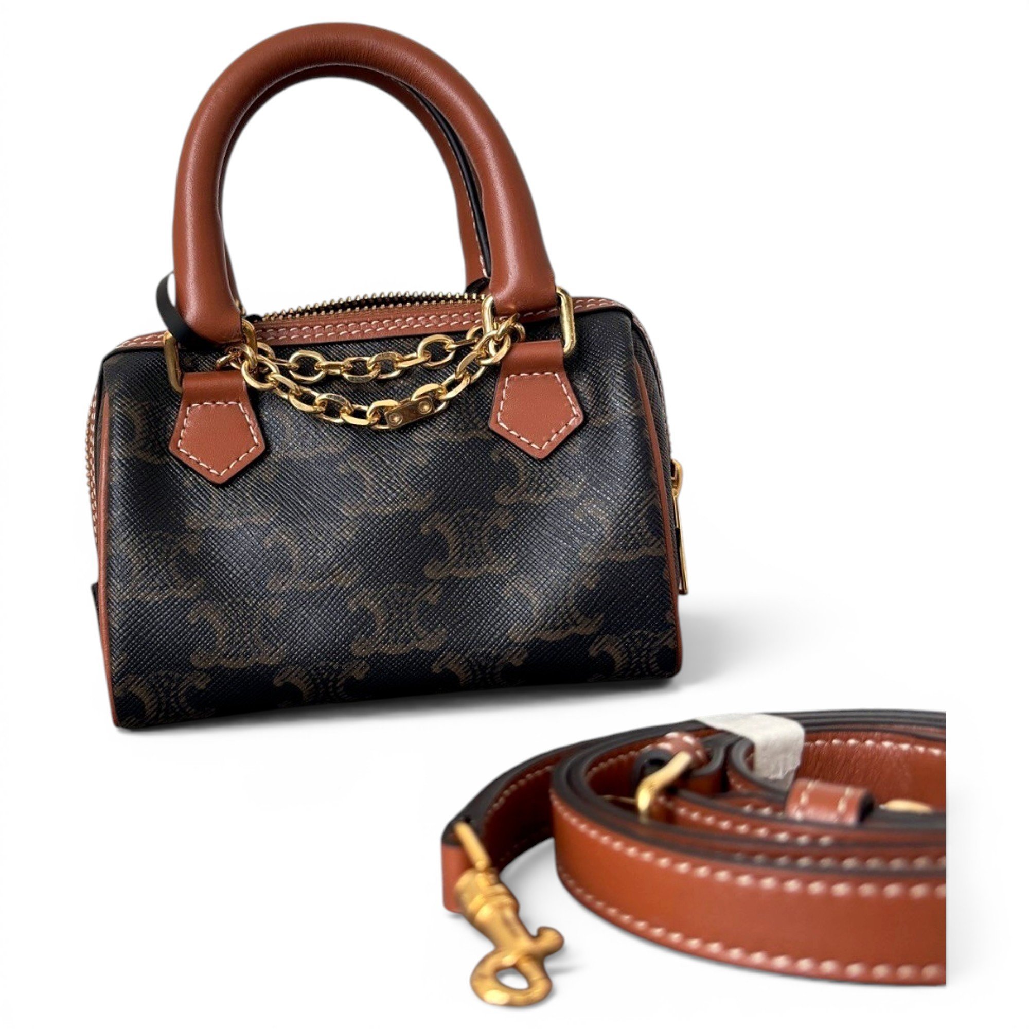 Leather handbag