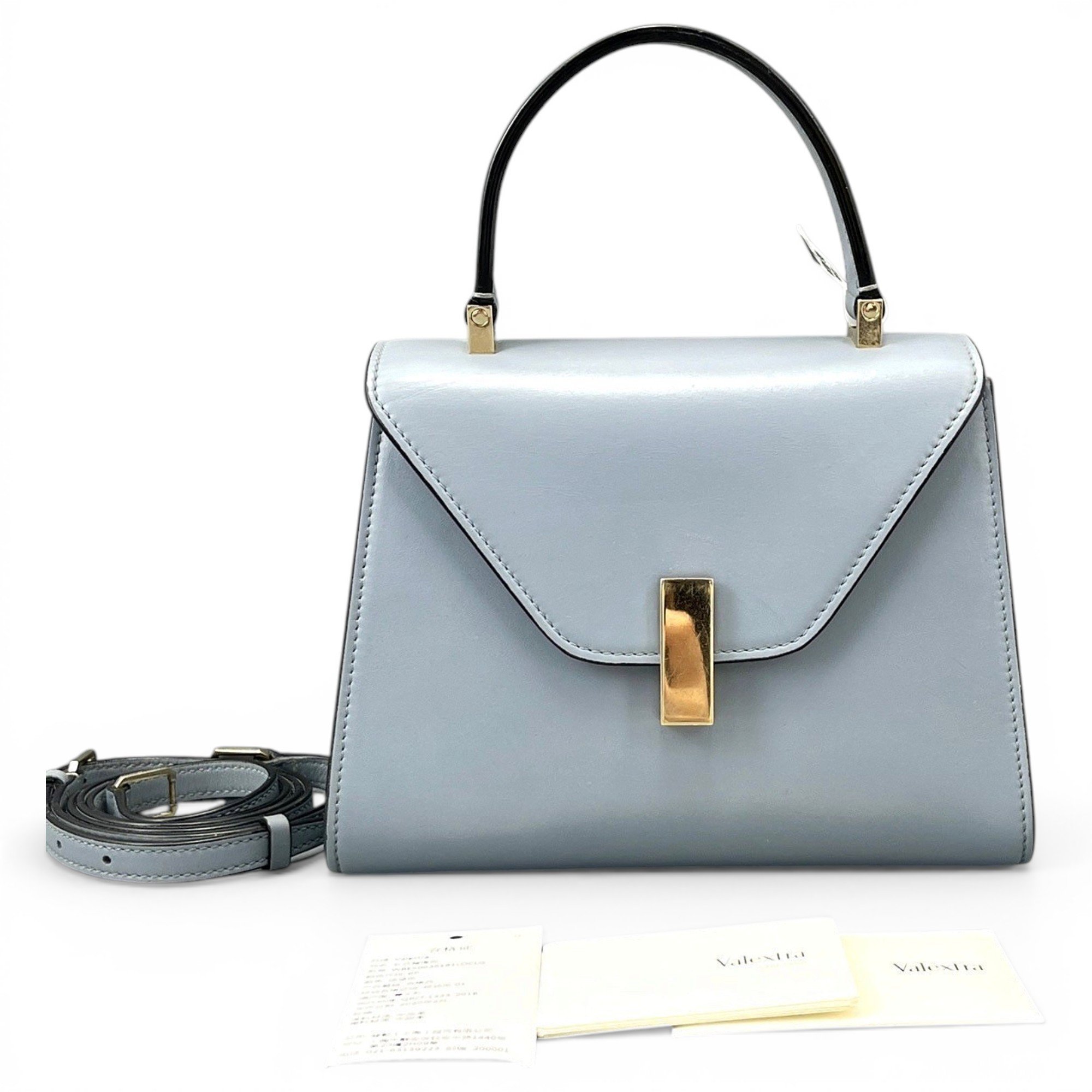 Iside leather handbag