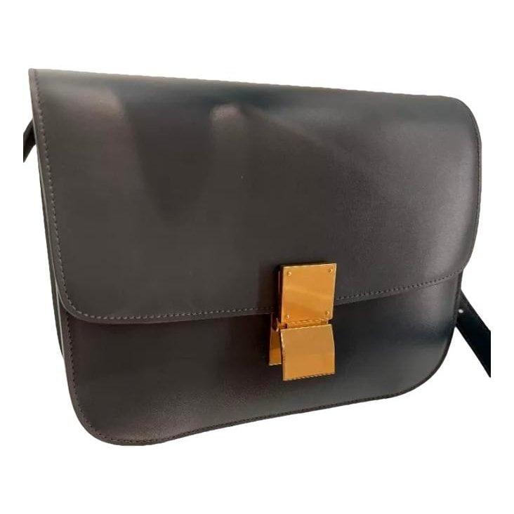 Classic leather crossbody bag
