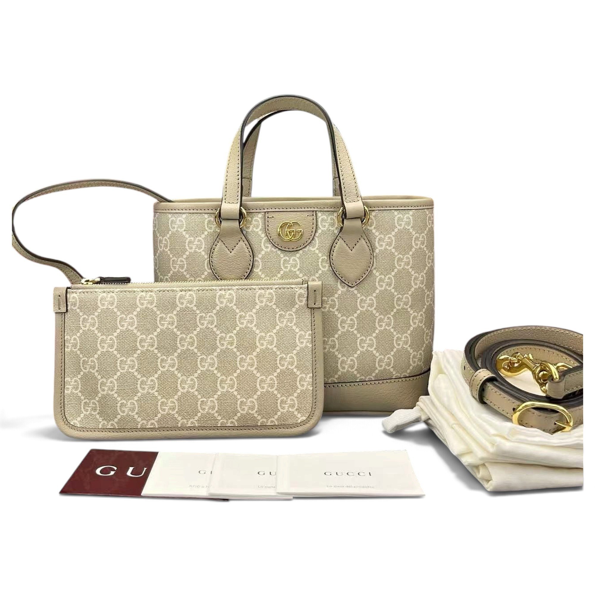 Ophidia leather tote