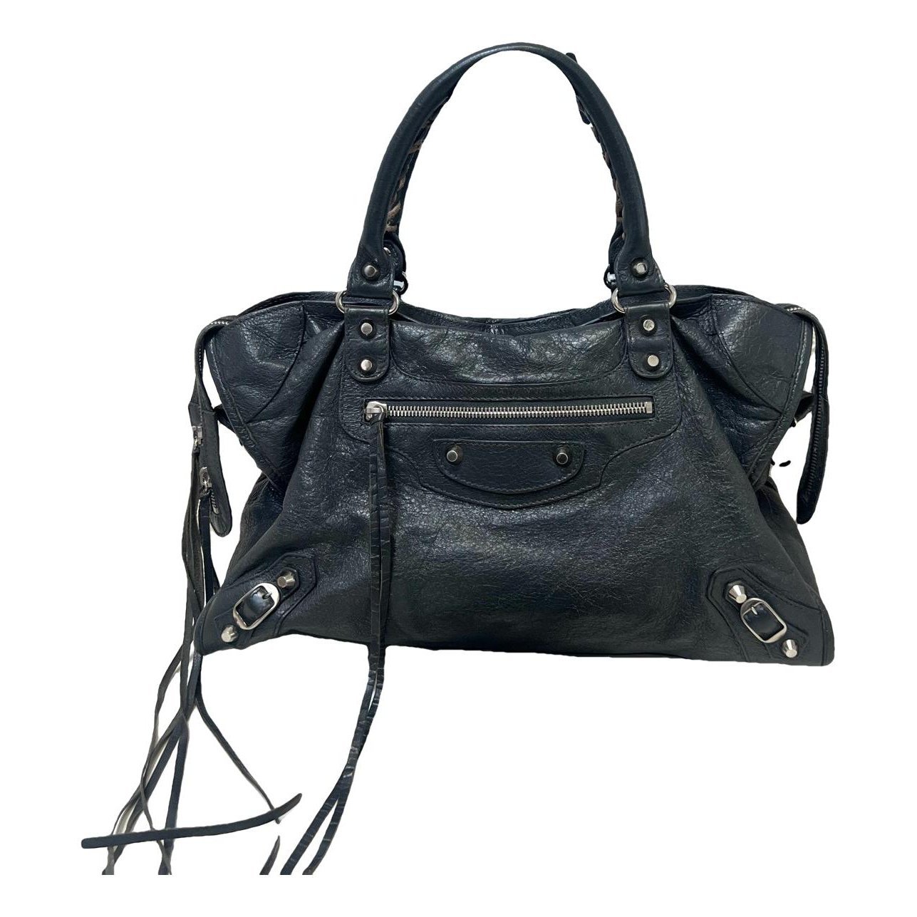 Leather handbag
