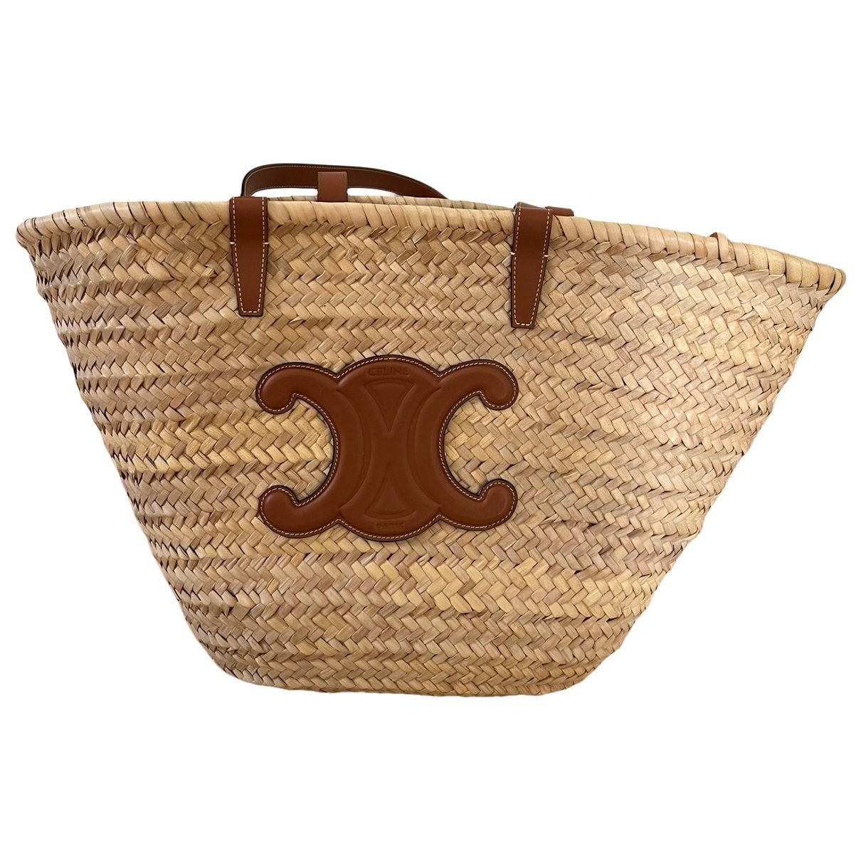 Triomphe vinyl handbag
