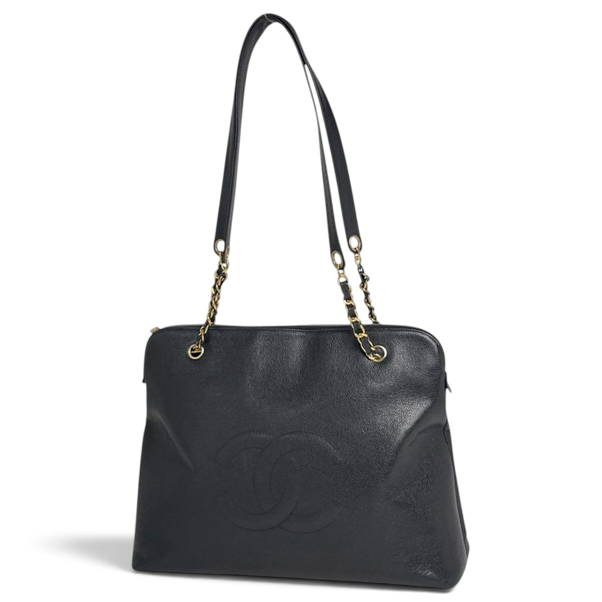 Leather tote