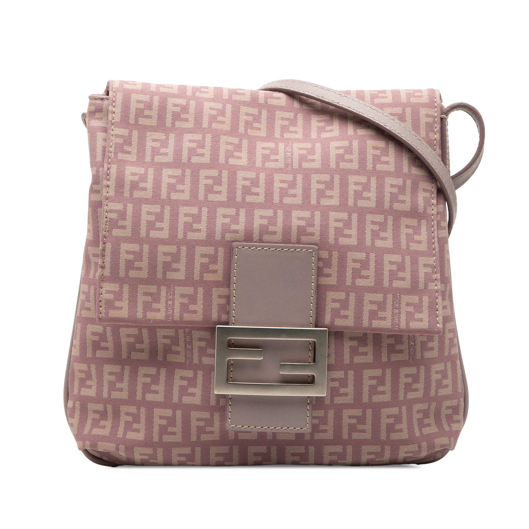 Pocket leather handbag