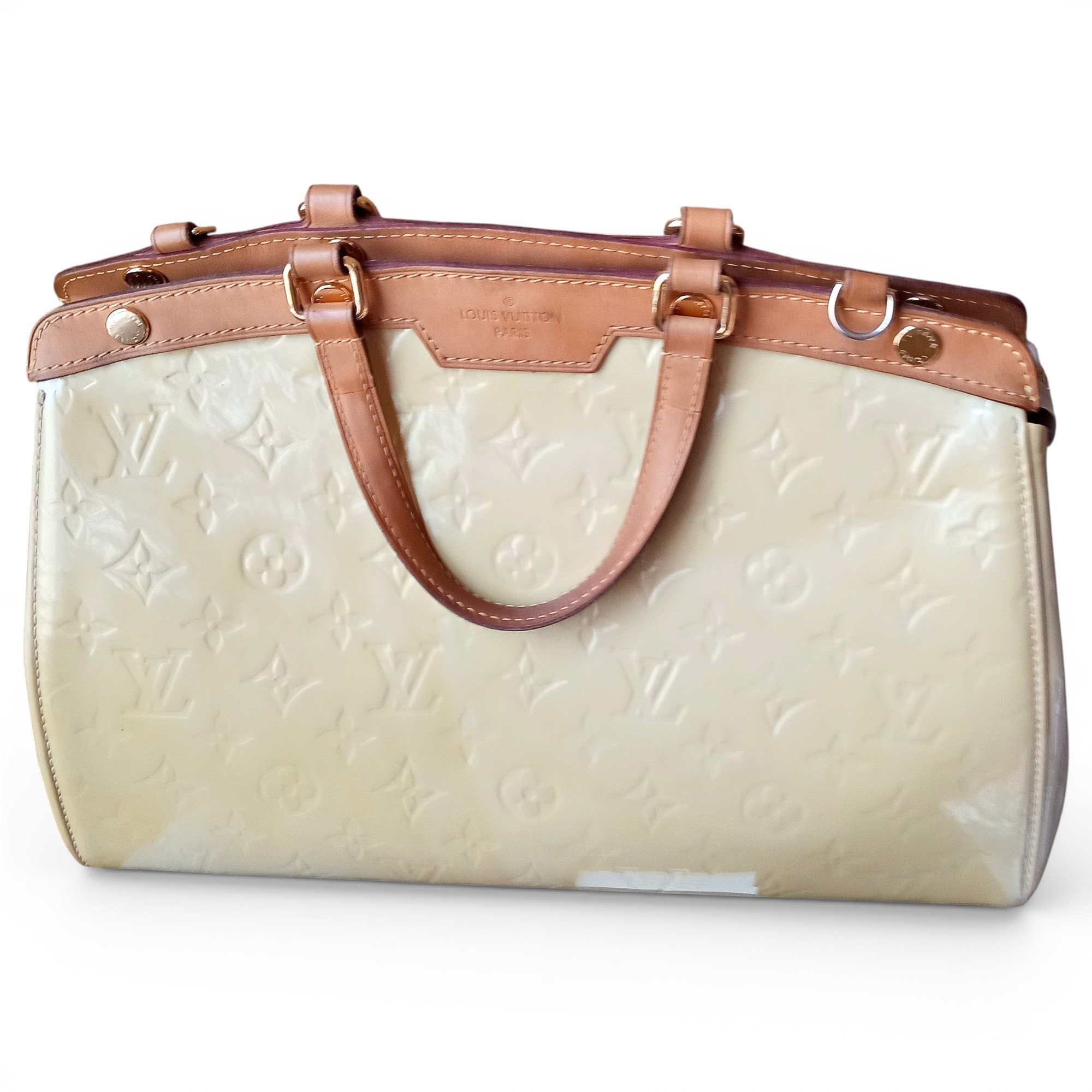 Bréa patent leather satchel