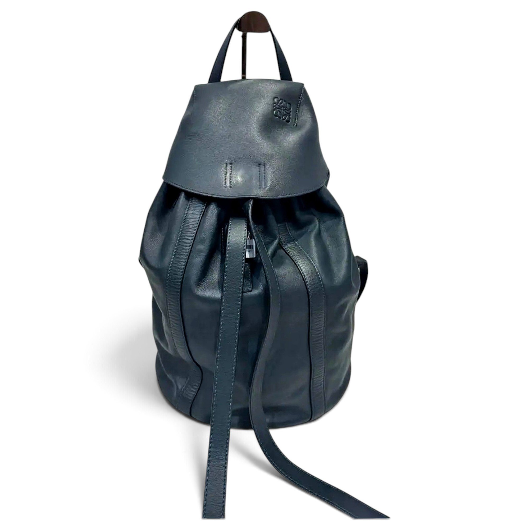 Leather backpack