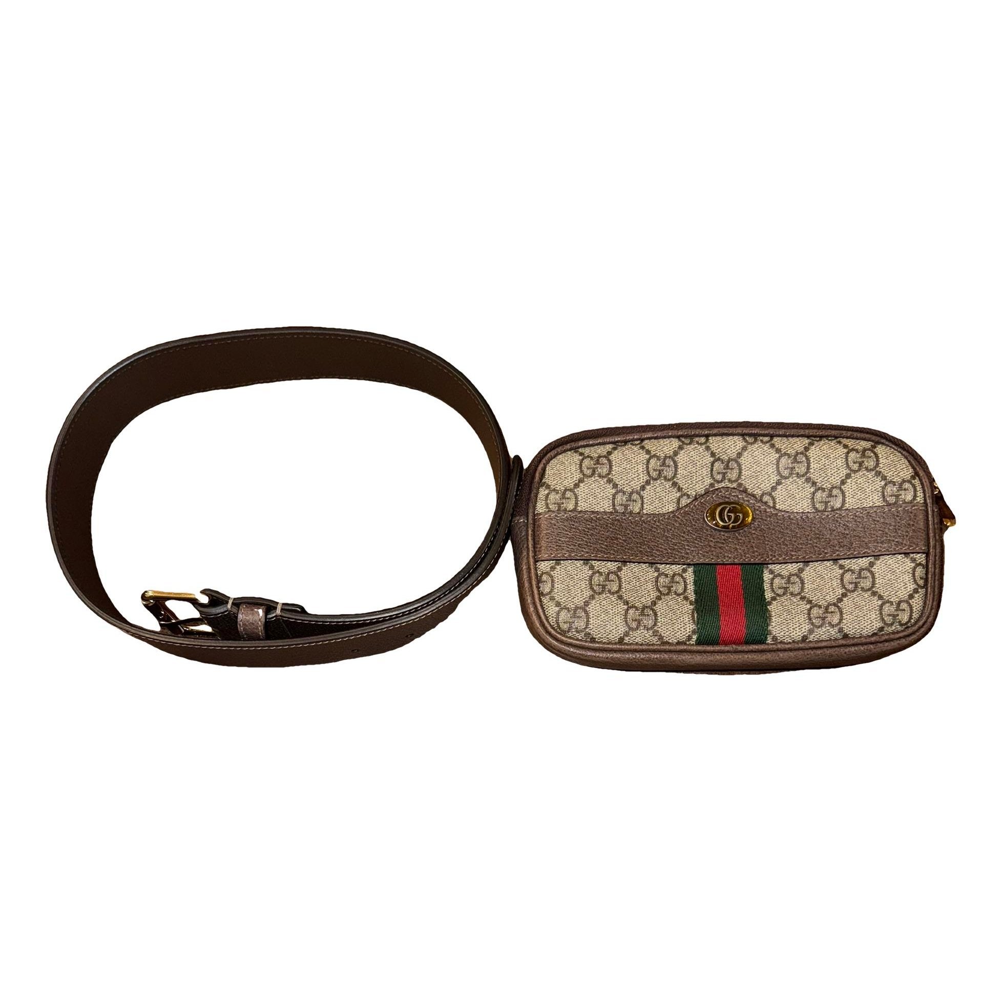 Ophidia GG leather crossbody bag