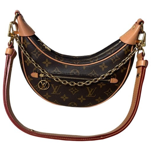 Loop leather handbag